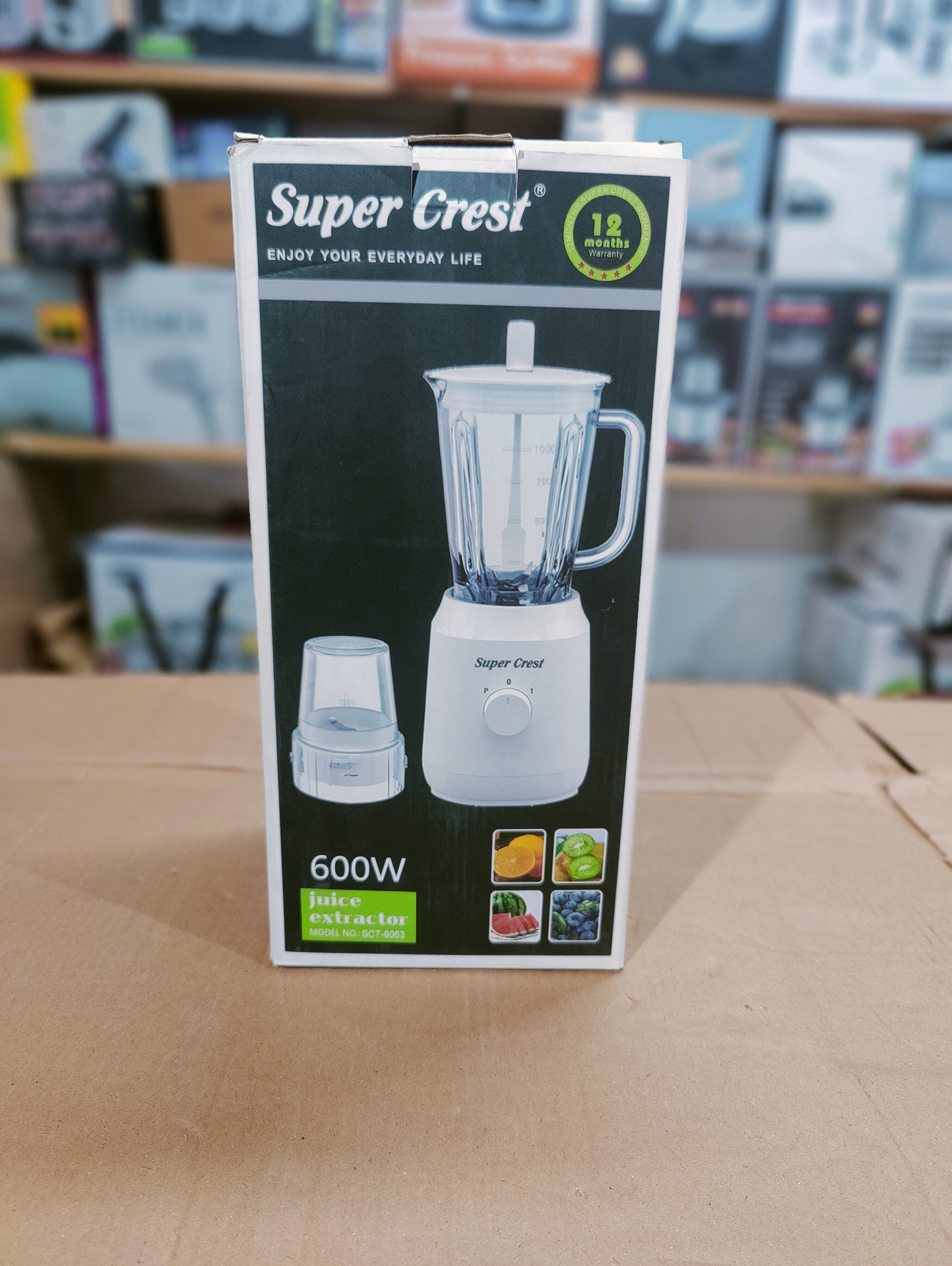 Super Crest 2in 1 Blender & Grinder Sct - 8063