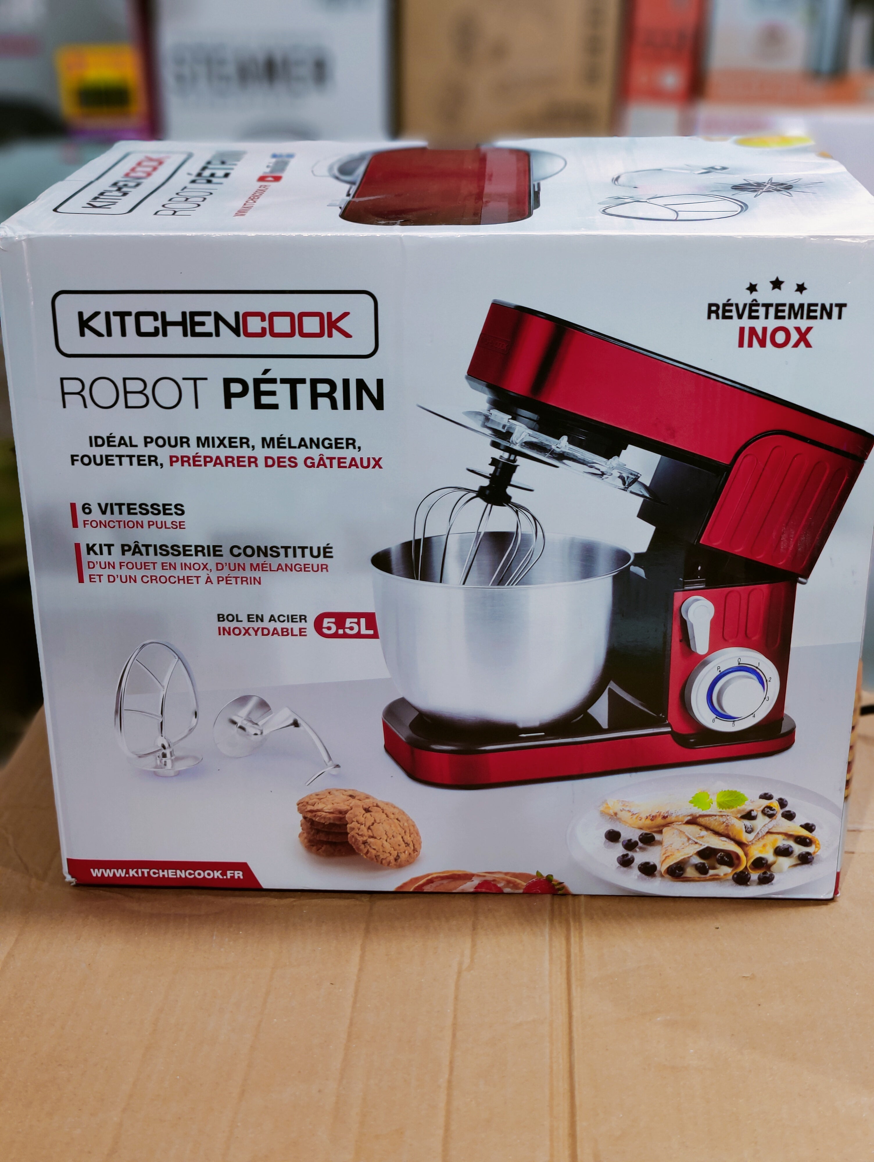 Imported KitchenCook Stand Mixer 5.5L Bowl