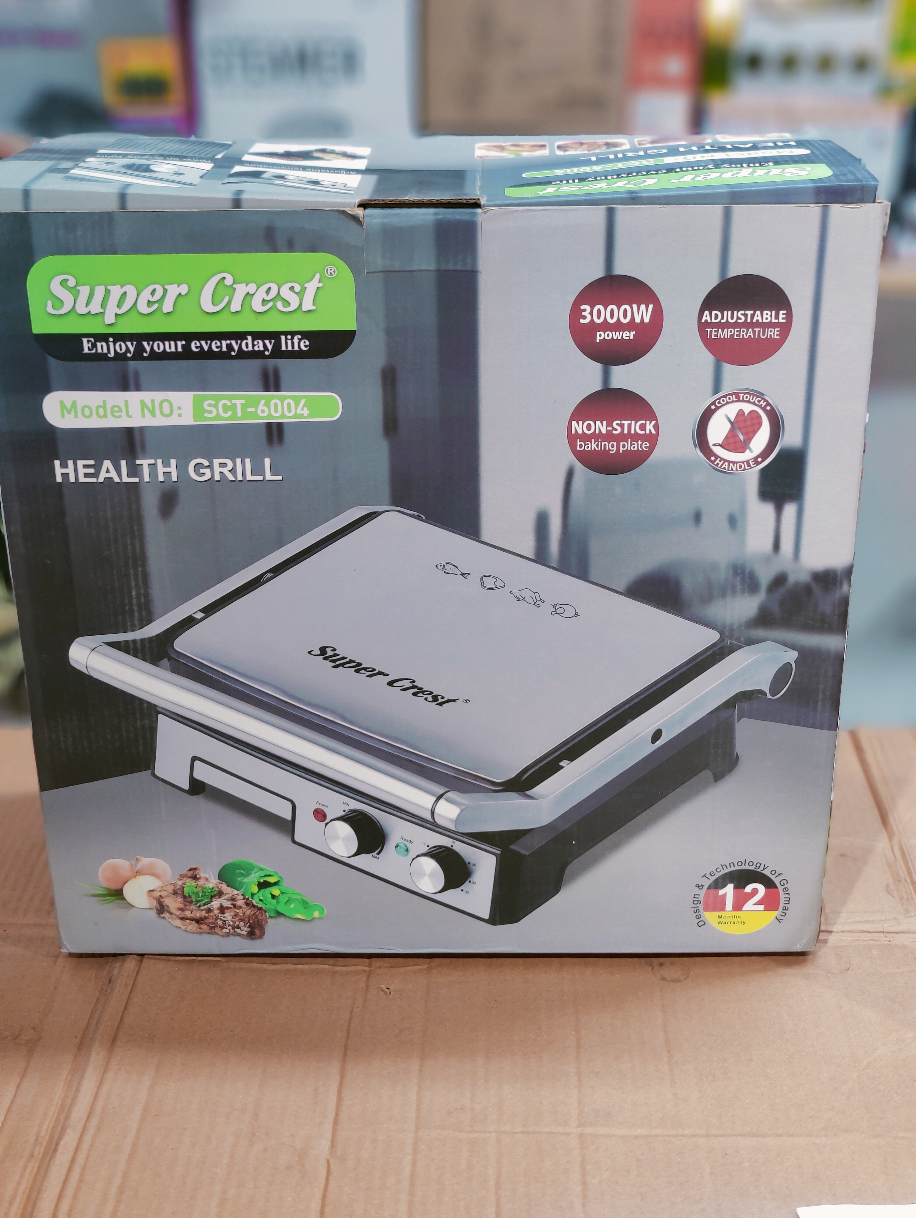 Super Crest Panini & Grill Maker
