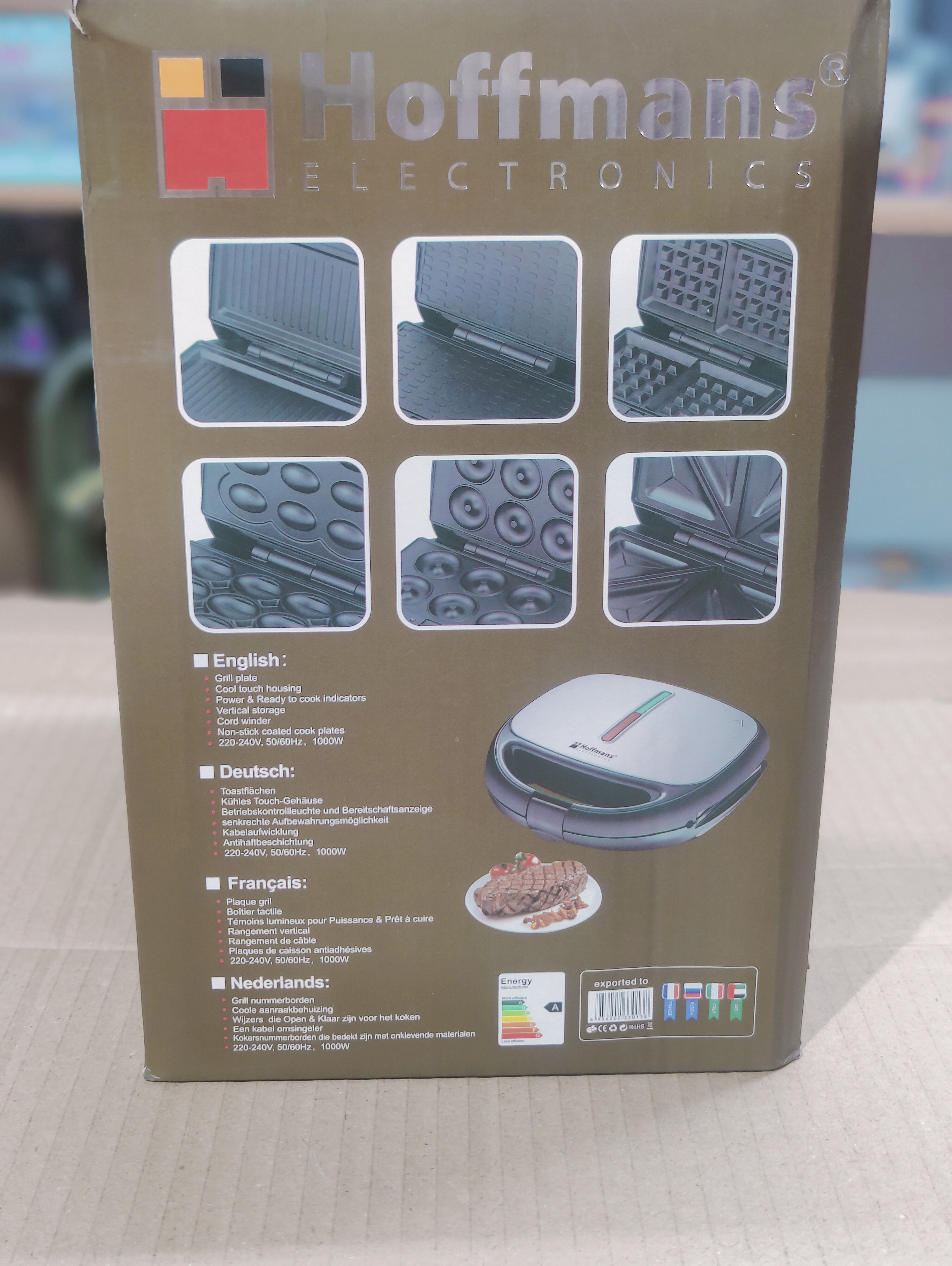 Hoffmans 6-in-1 Sandwich Maker Hm- 3013