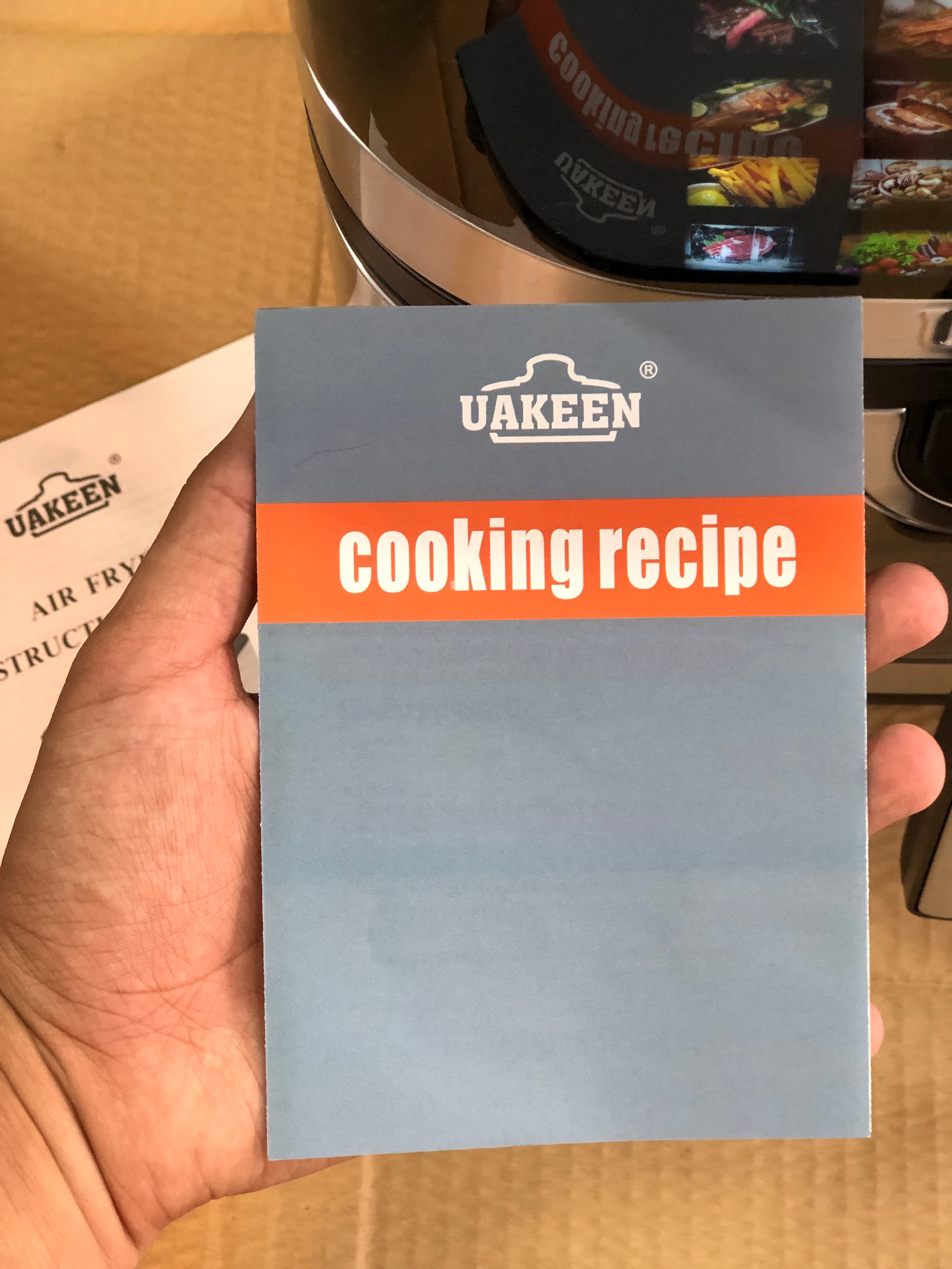Uakeen Digital Double Heating Air Fryer 10L Capacity ZL-1709