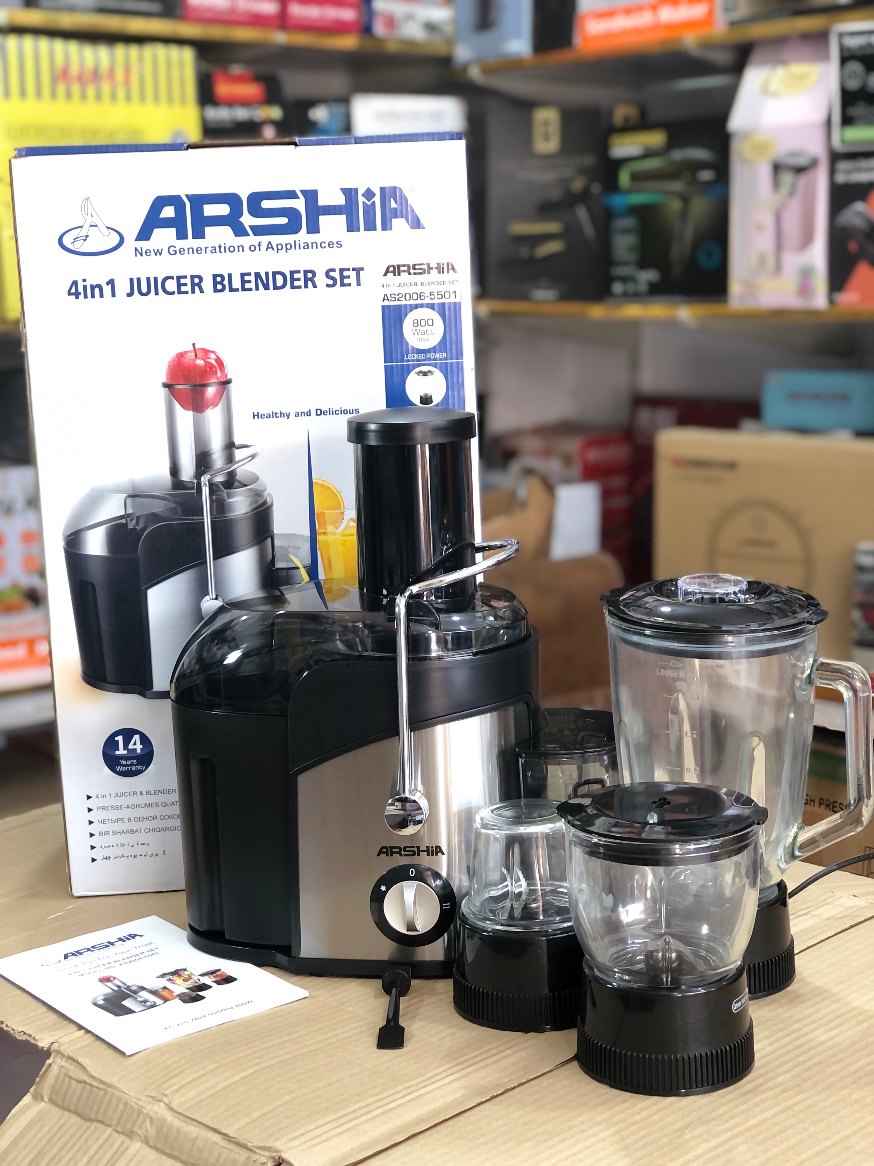 Arshia 4 in 1 Food Factory Set AS2006-5501