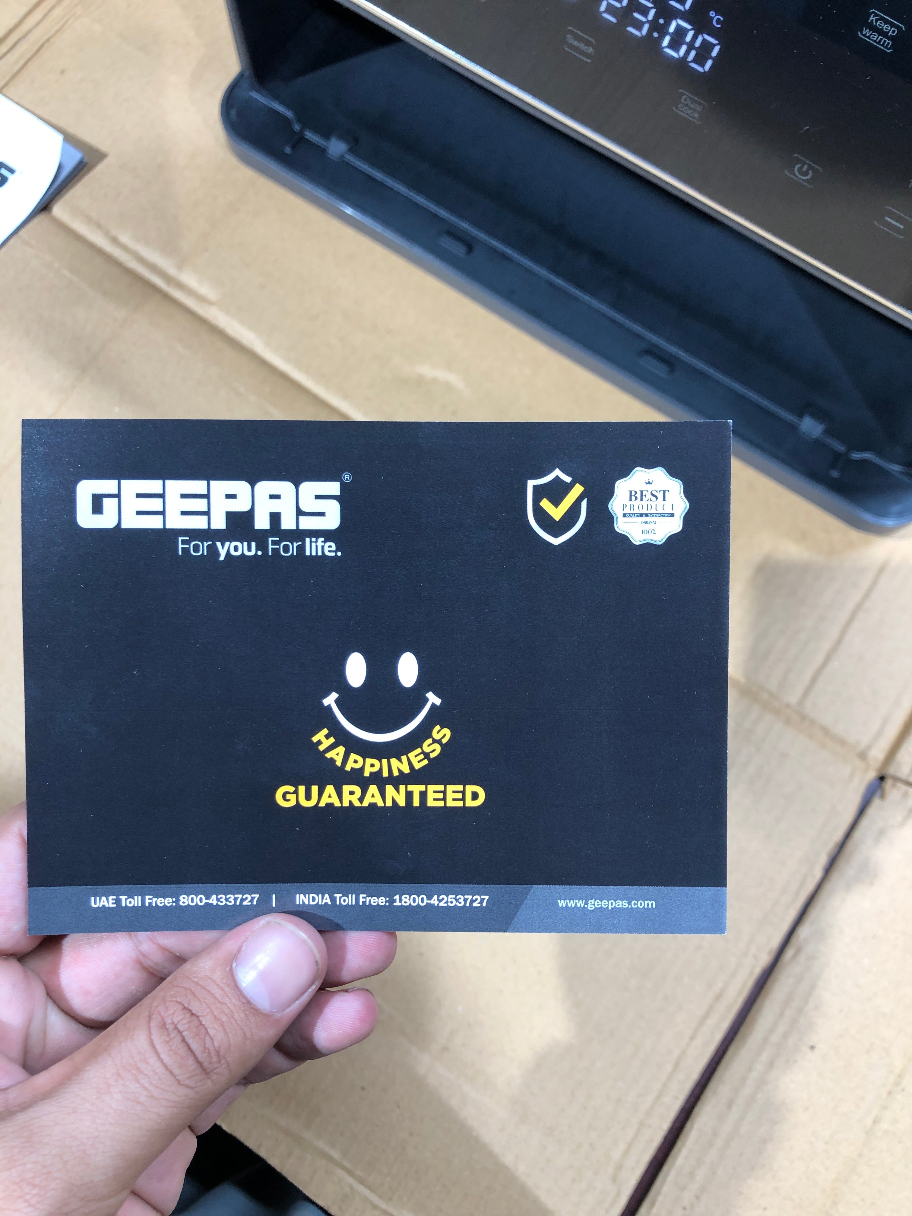 Geepas Digital Air Fryer-11L Capacity with 5.5 L Dual Baskets GAF37532