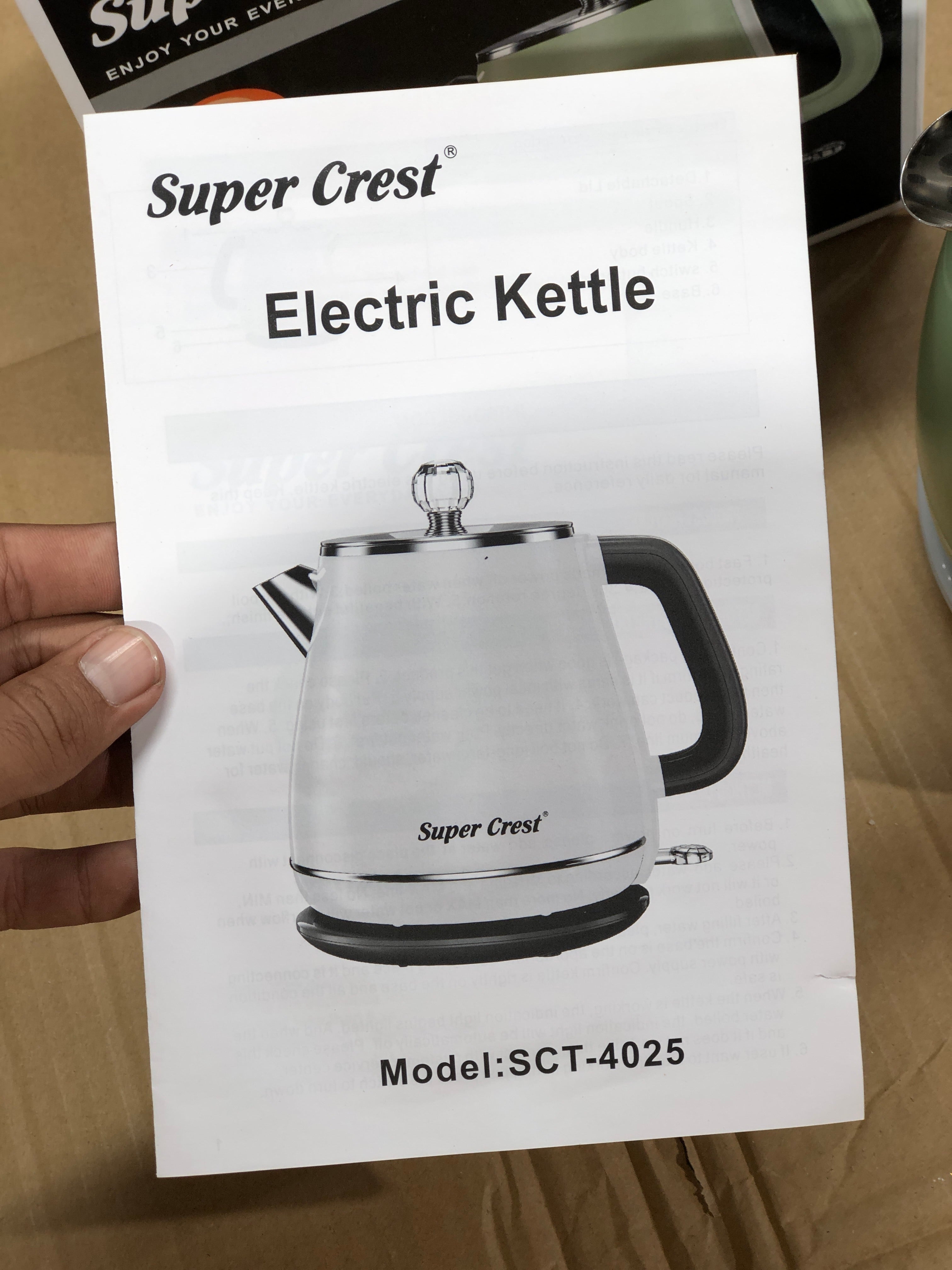 Super Crest 2.5 L Electric Kettle