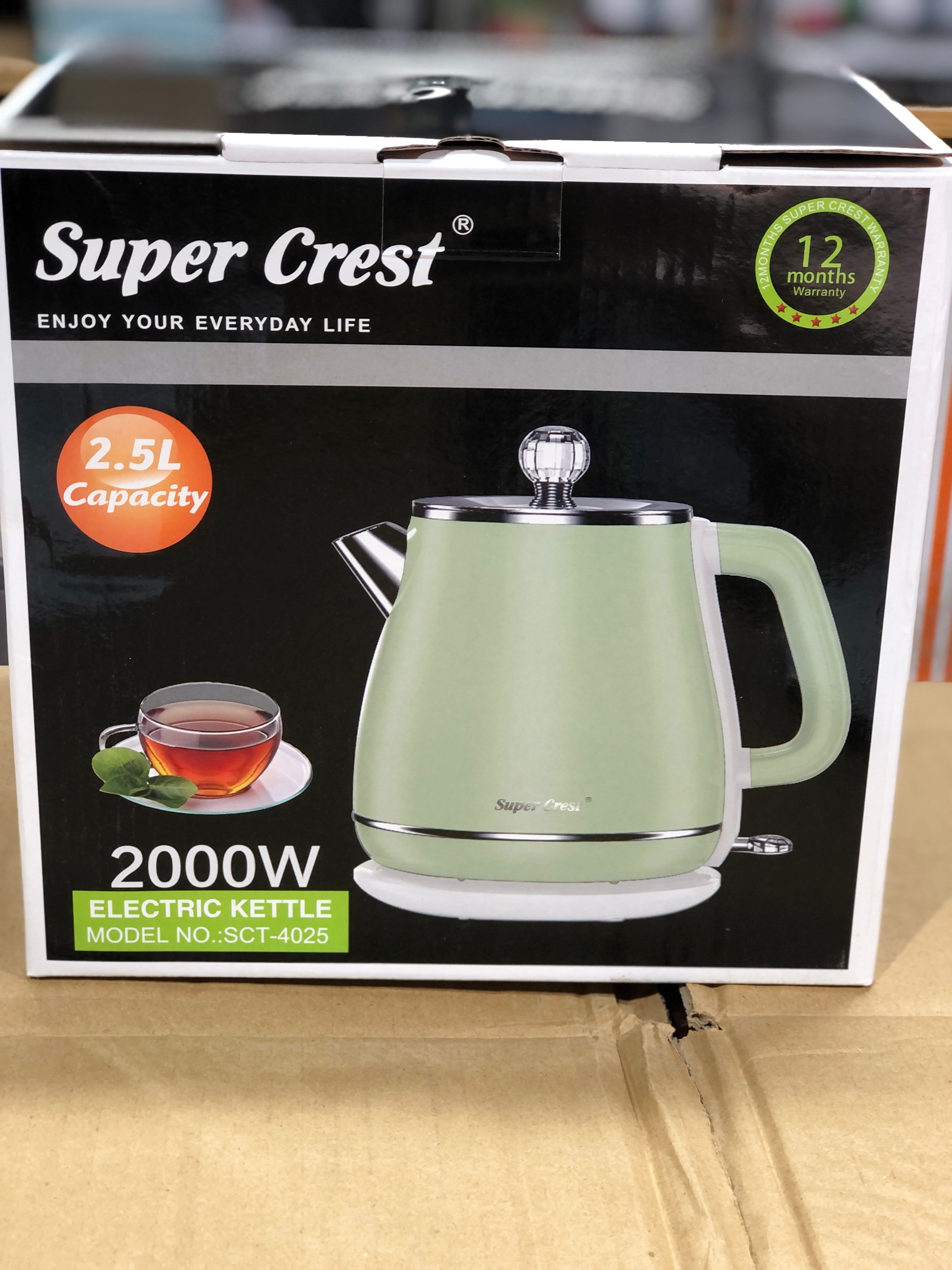 Super Crest 2.5 L Electric Kettle