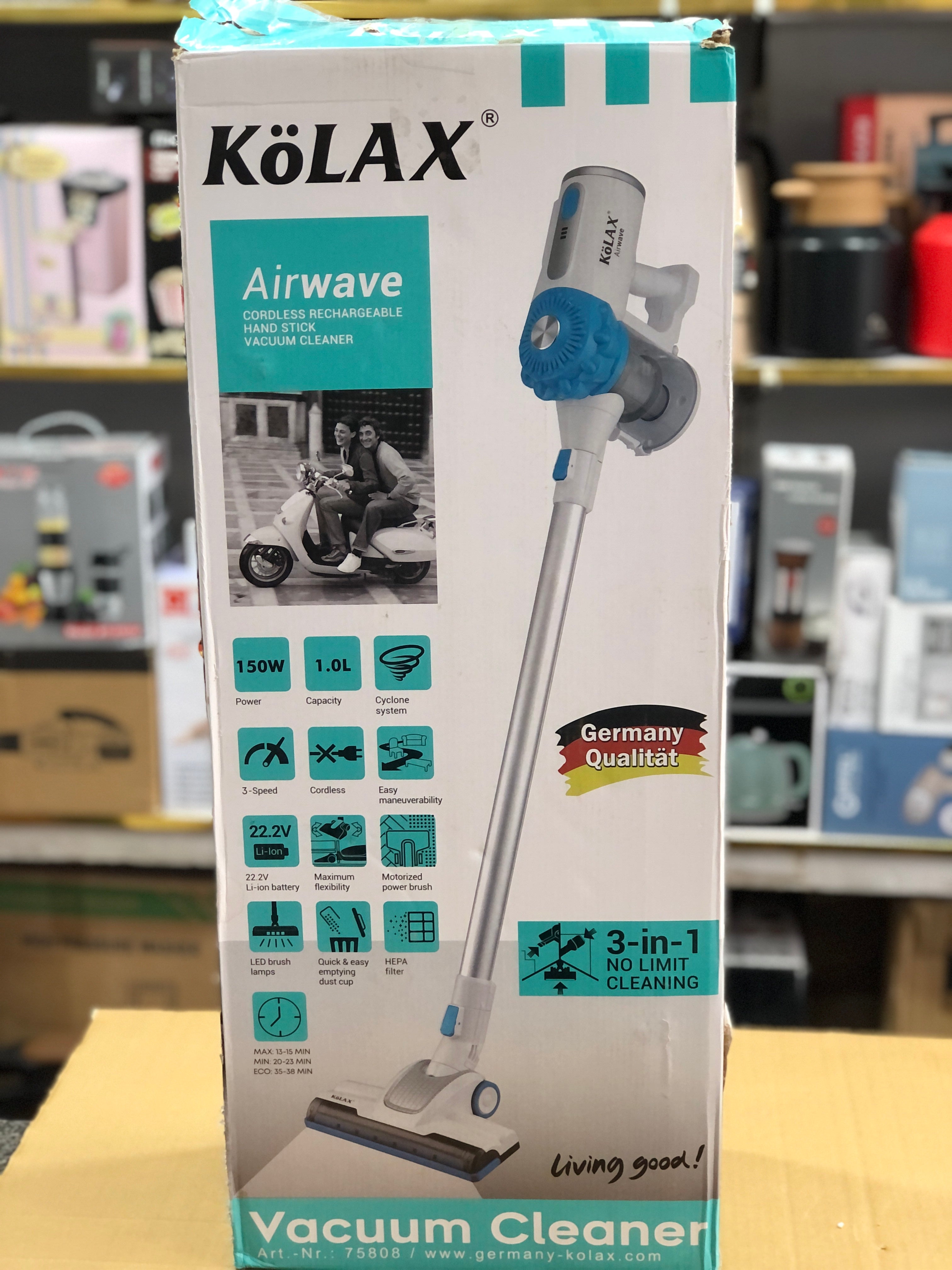KoLAX 3 in 1 Cyclonic Rechargeable Stick Vacuum Cleaner
