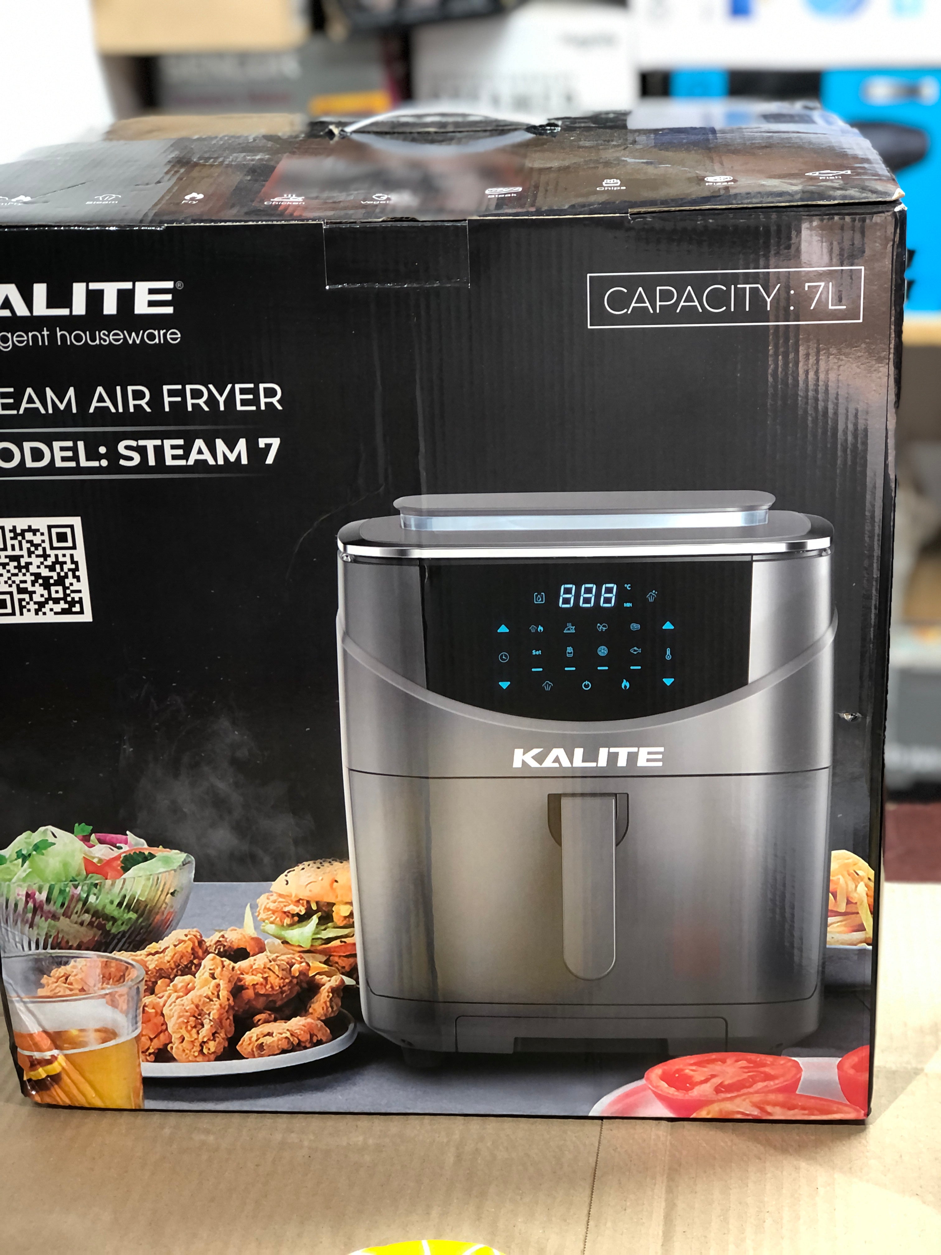 Imported Kalite XXL 7L Digital Steam Air Fryer