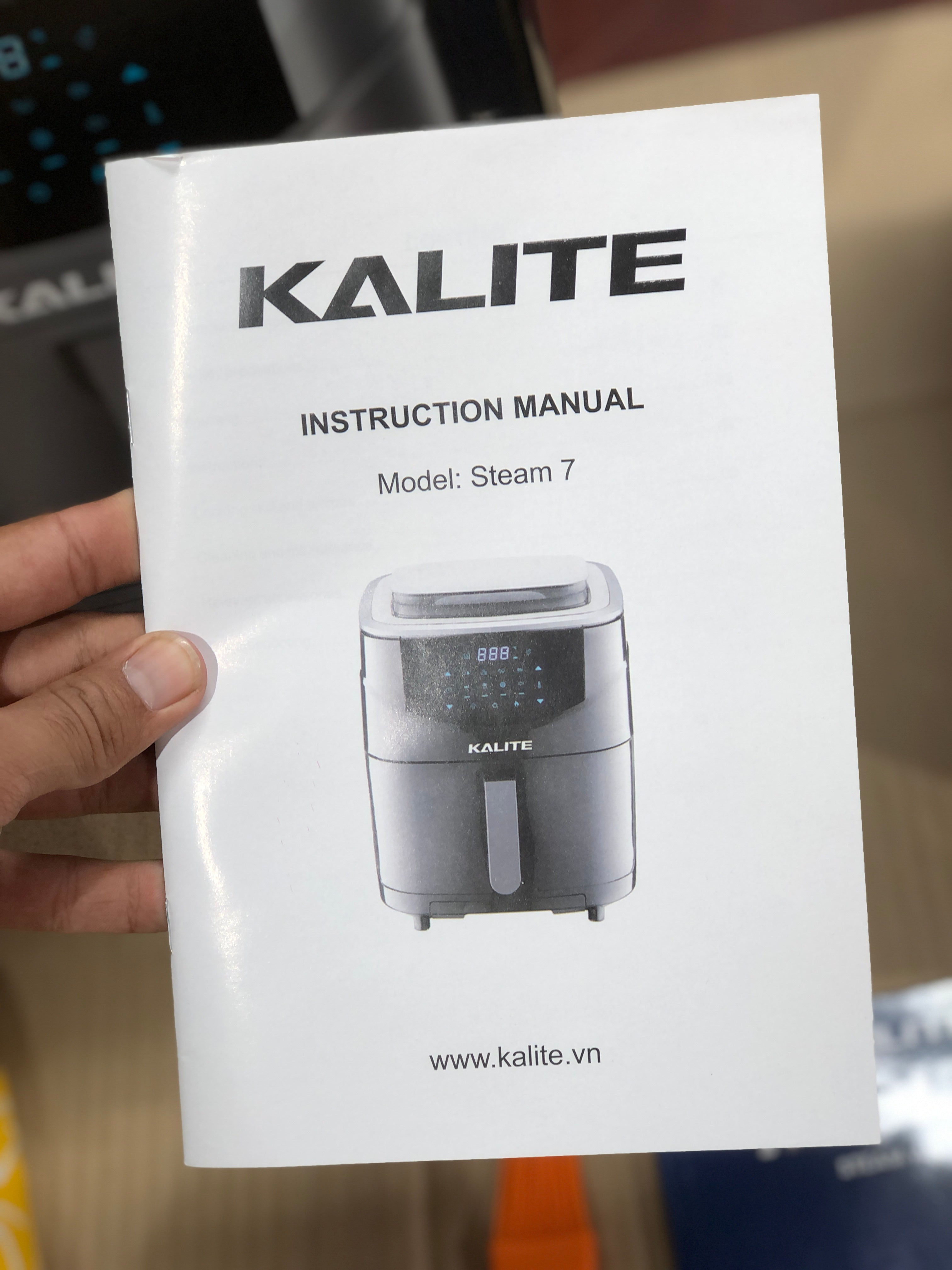 Imported Kalite XXL 7L Digital Steam Air Fryer