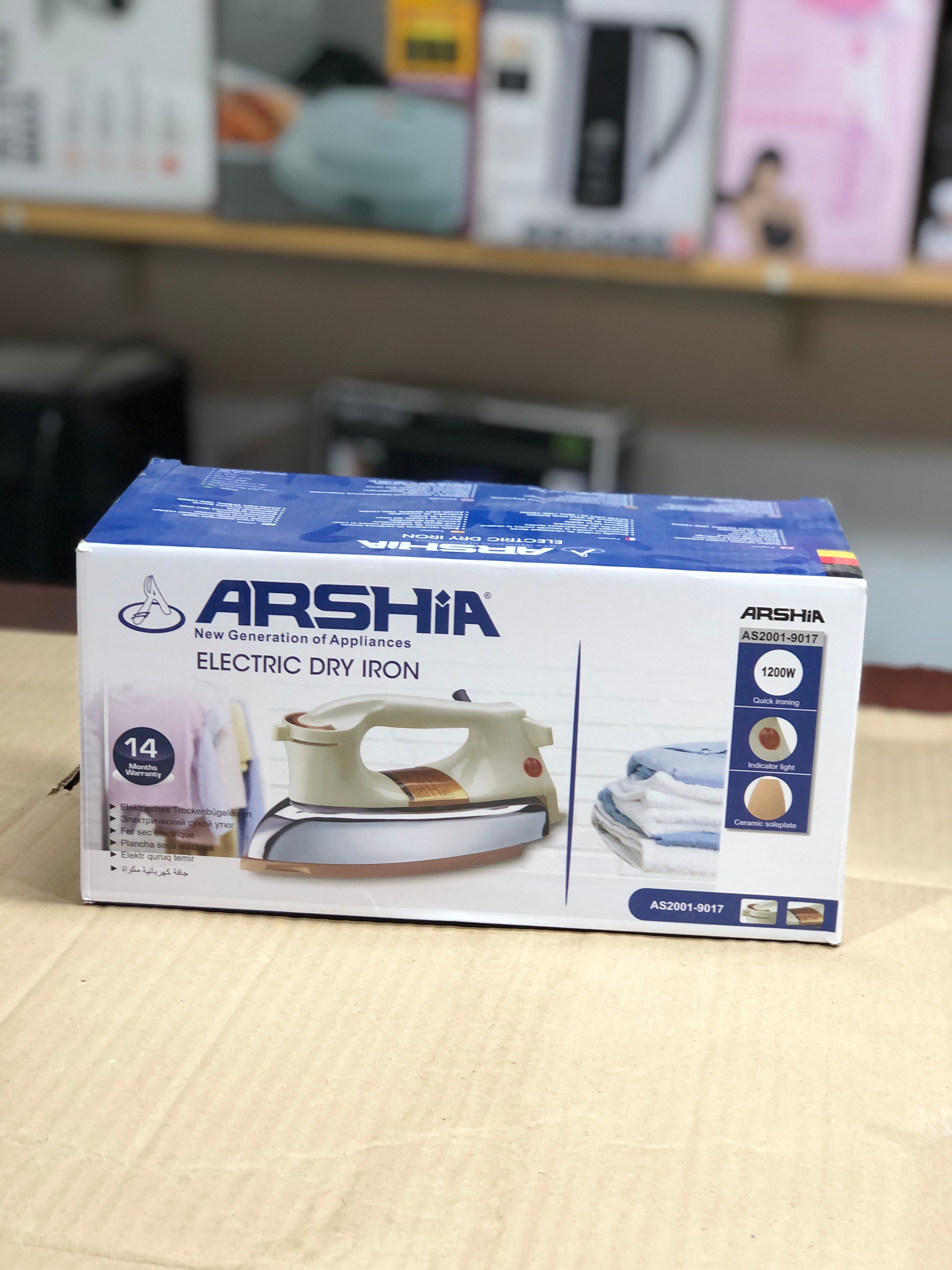 Imported Arshia Heavy Weight Arshia Dry Iron- 1000 to 1200 Watt
