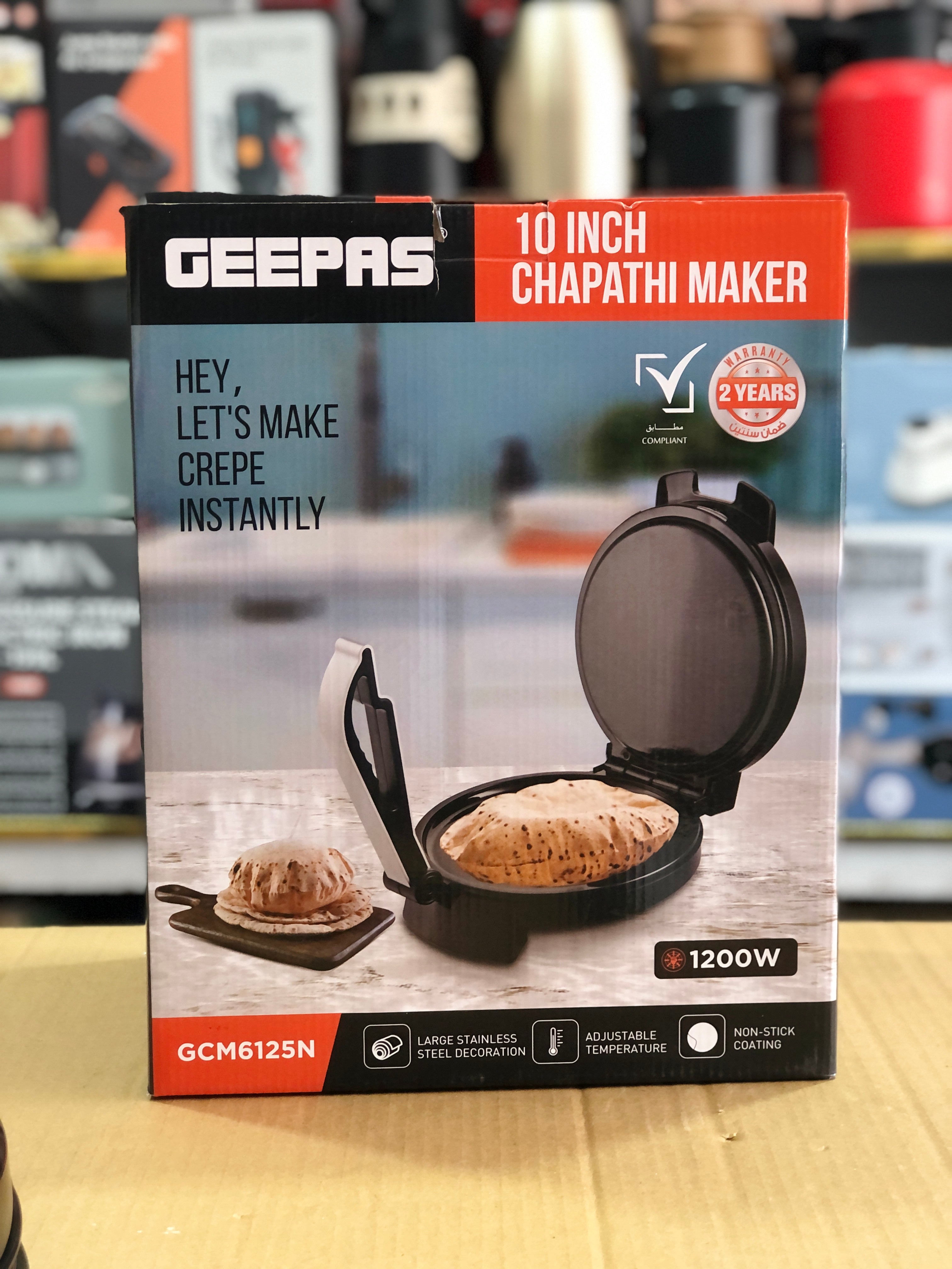 GEEPAS Roti Maker GCM6125N