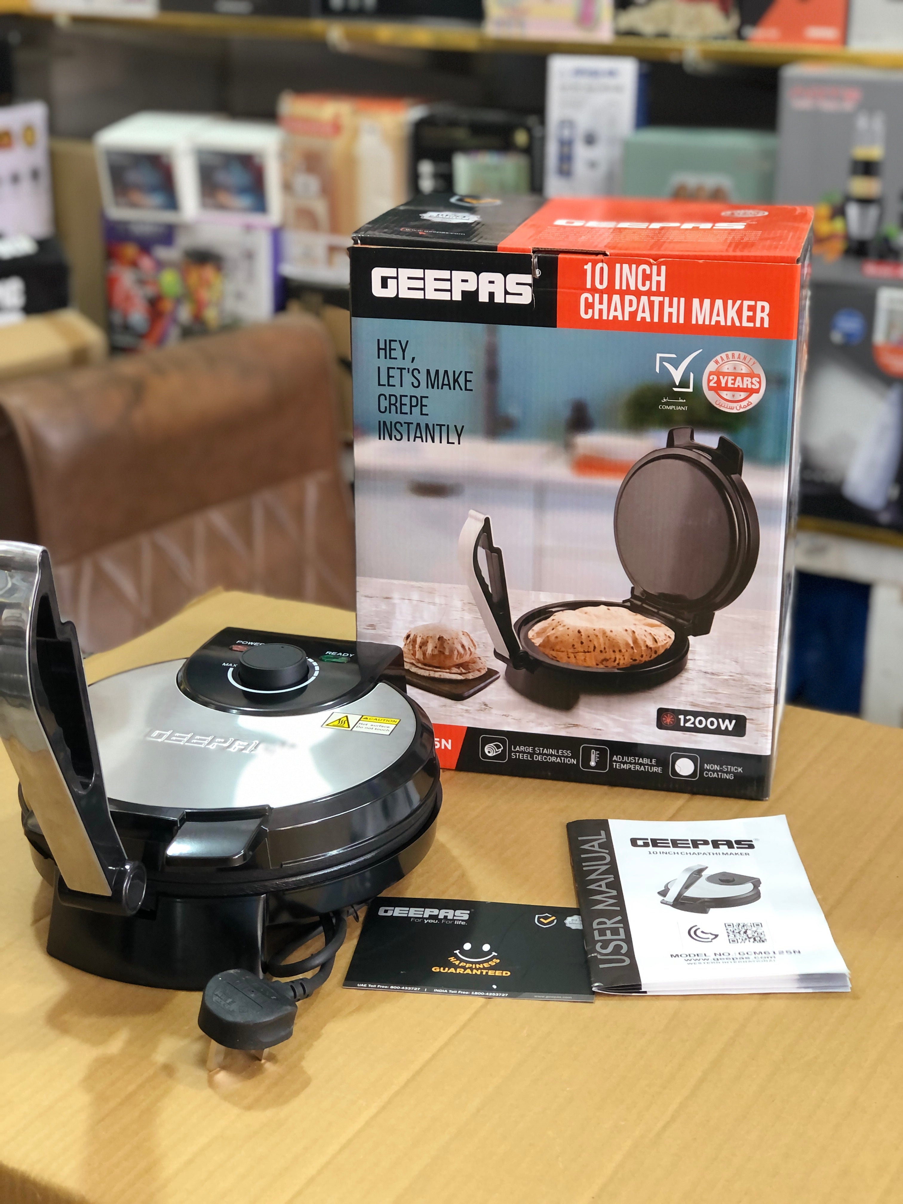 GEEPAS Roti Maker GCM6125N