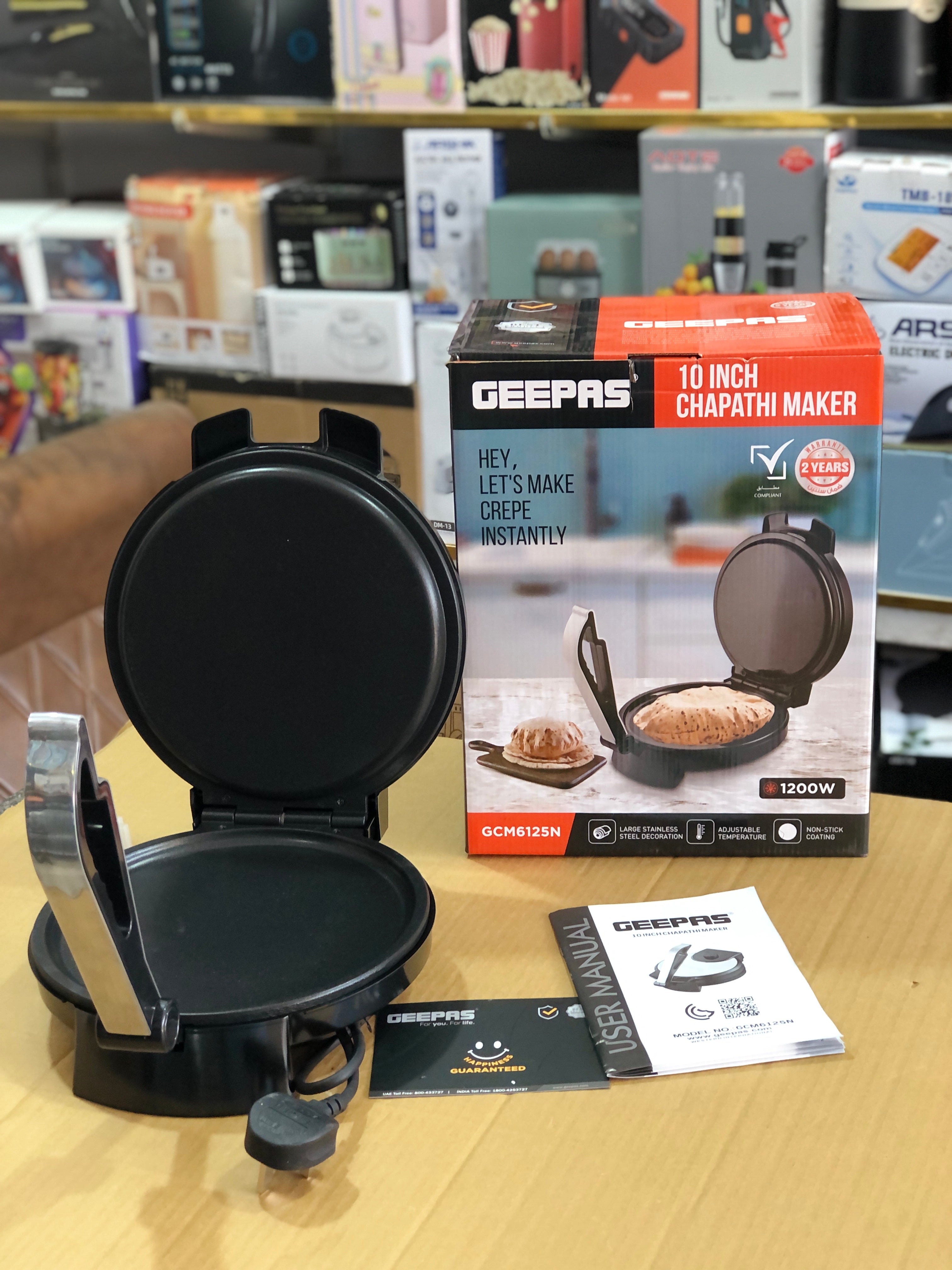 GEEPAS Roti Maker GCM6125N