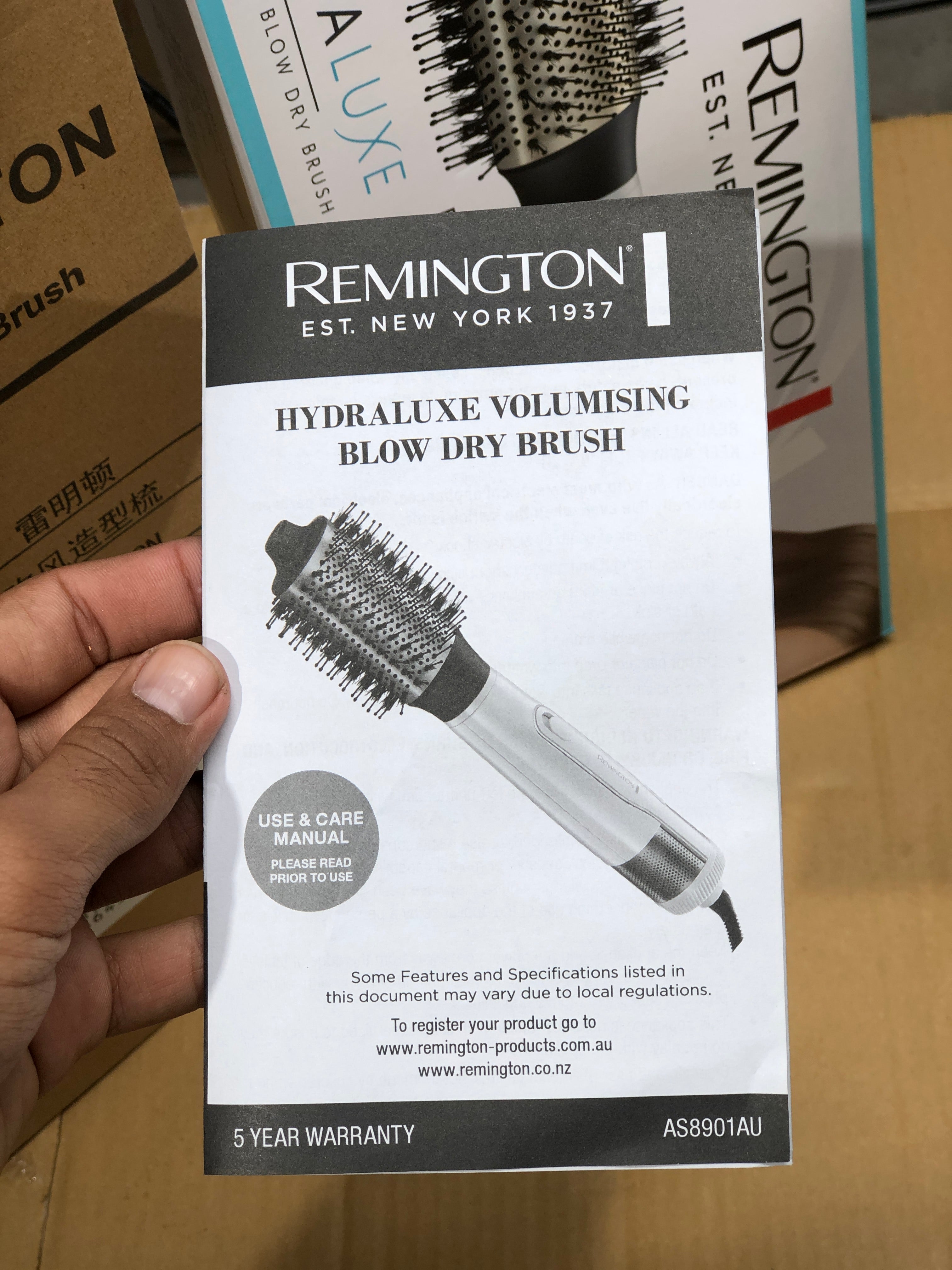 Remington Hydraluxe Volumising Blow Dry Brush