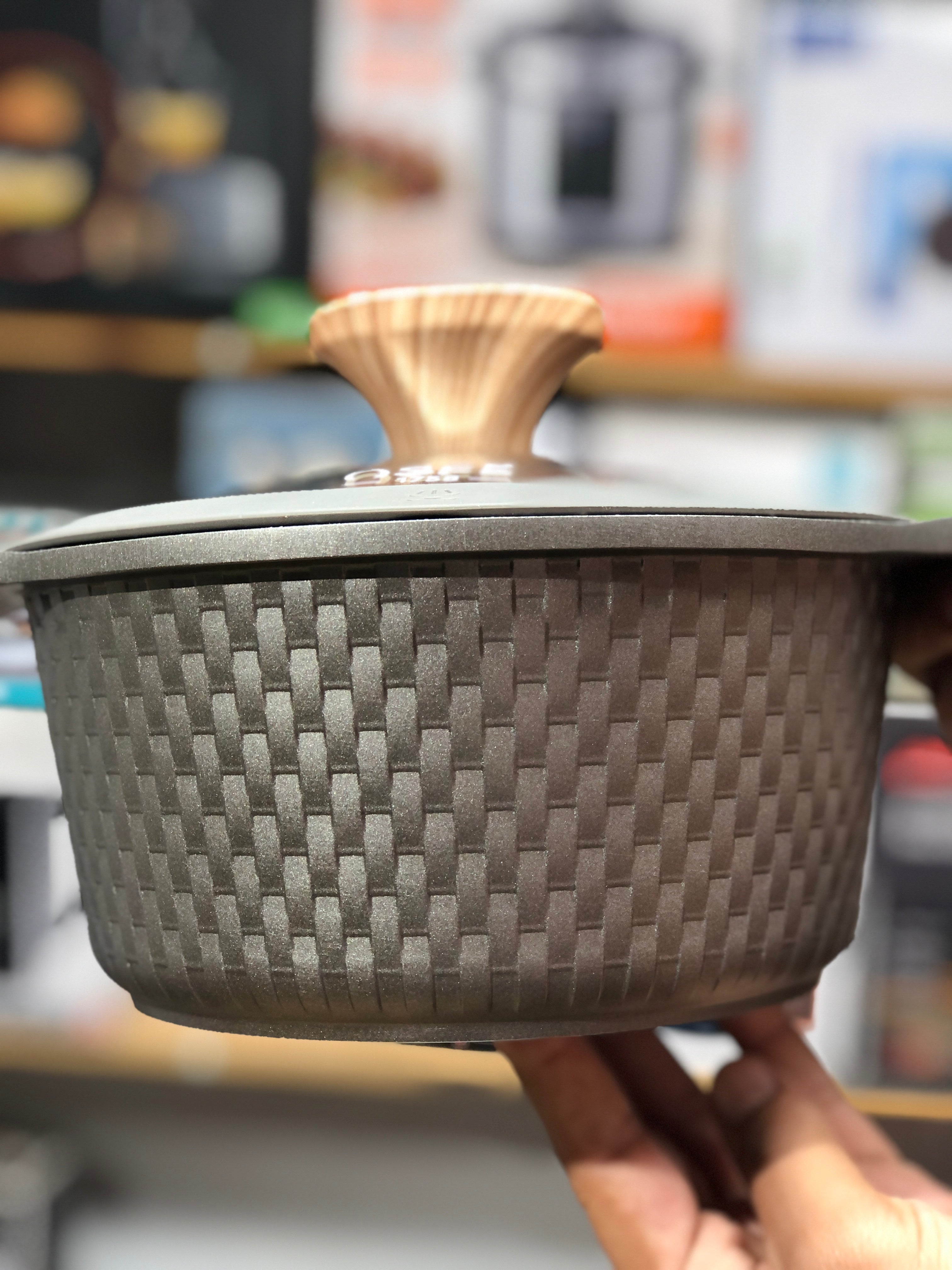 Osfe 12pcs Granite Induction Based Cookware Set