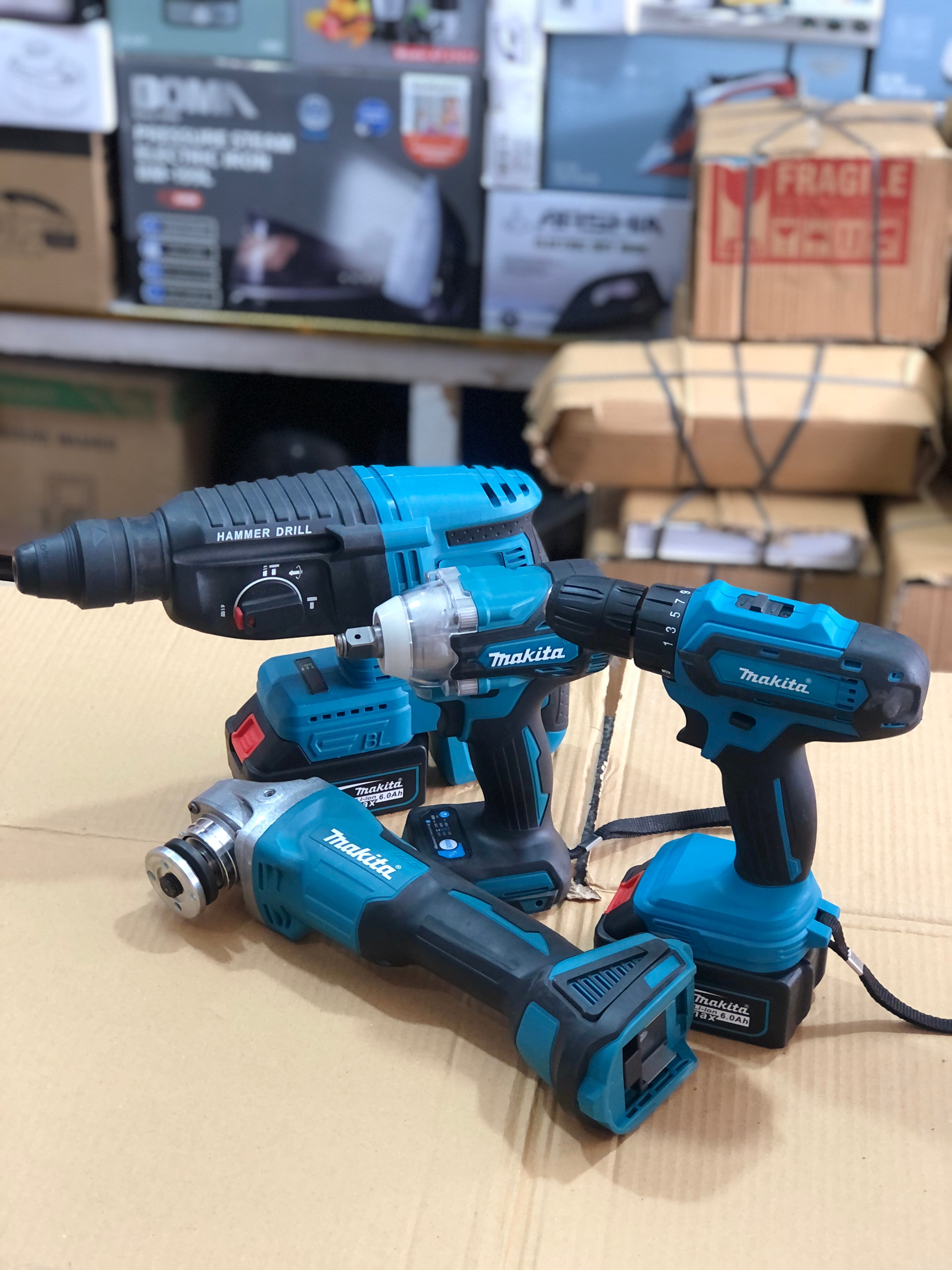 Makita 4 in 1 Combo Tools Box Set