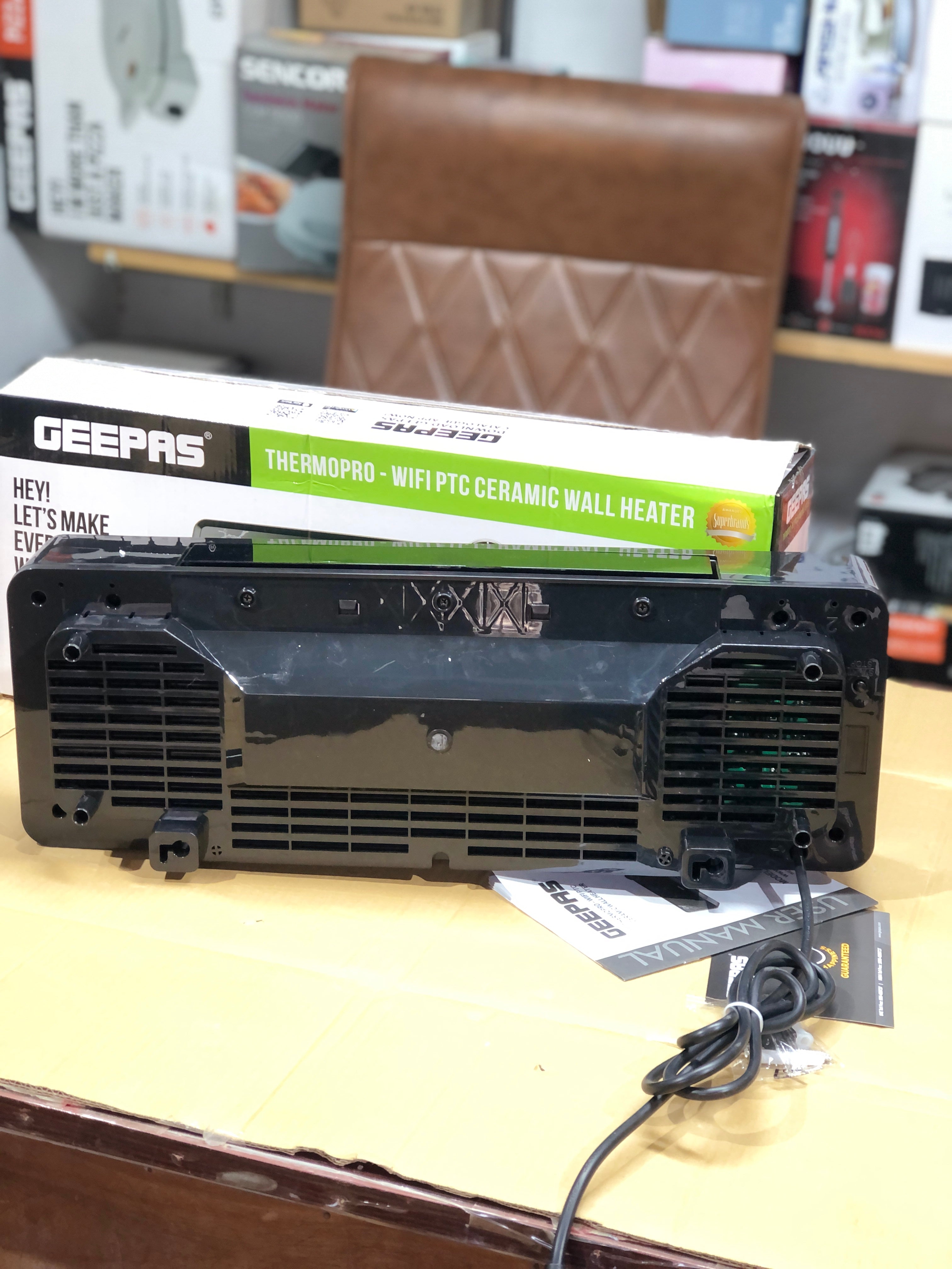 Geepas Thermopro Wifi PTC Ceramic Wall Heater 28588