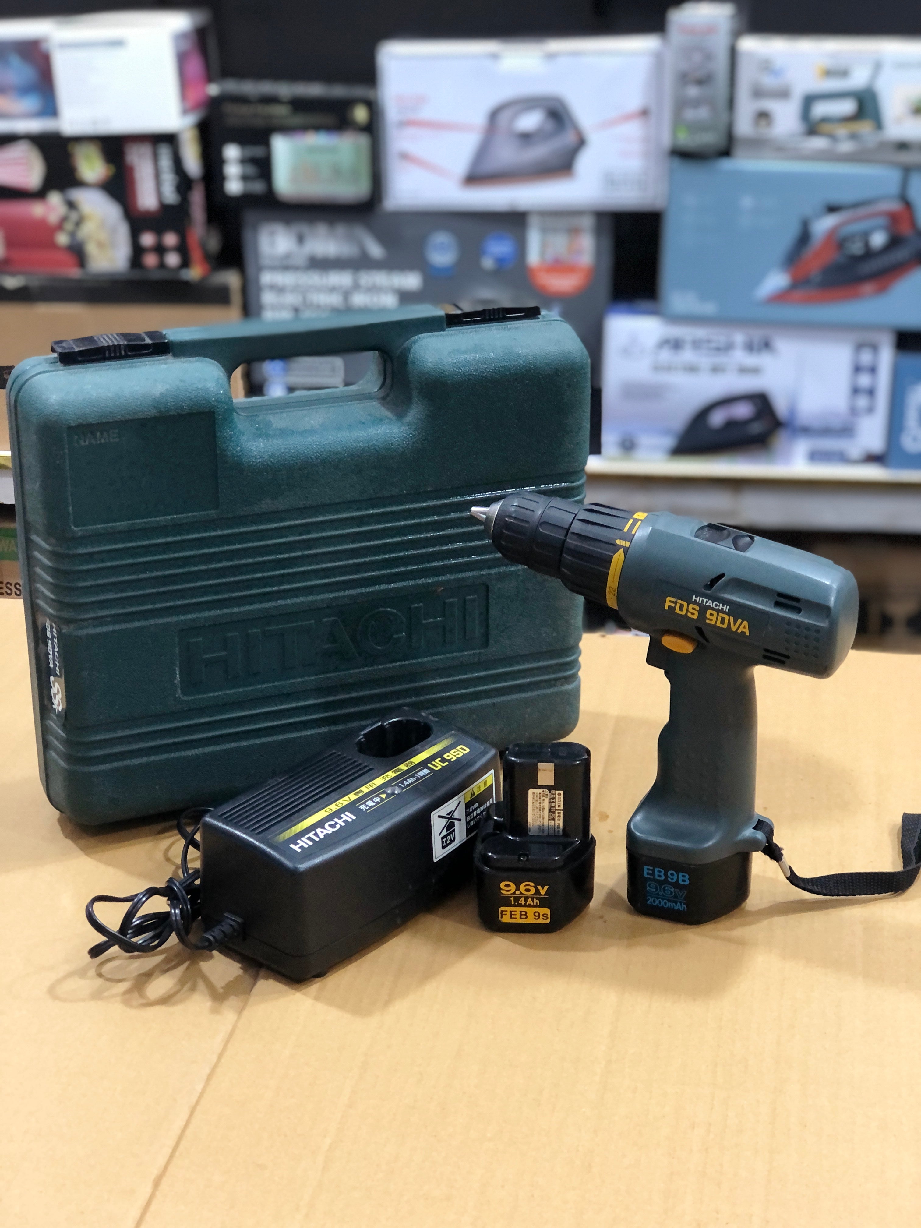 HITACHI CORDLESS DRIVE DRILL 9.6V