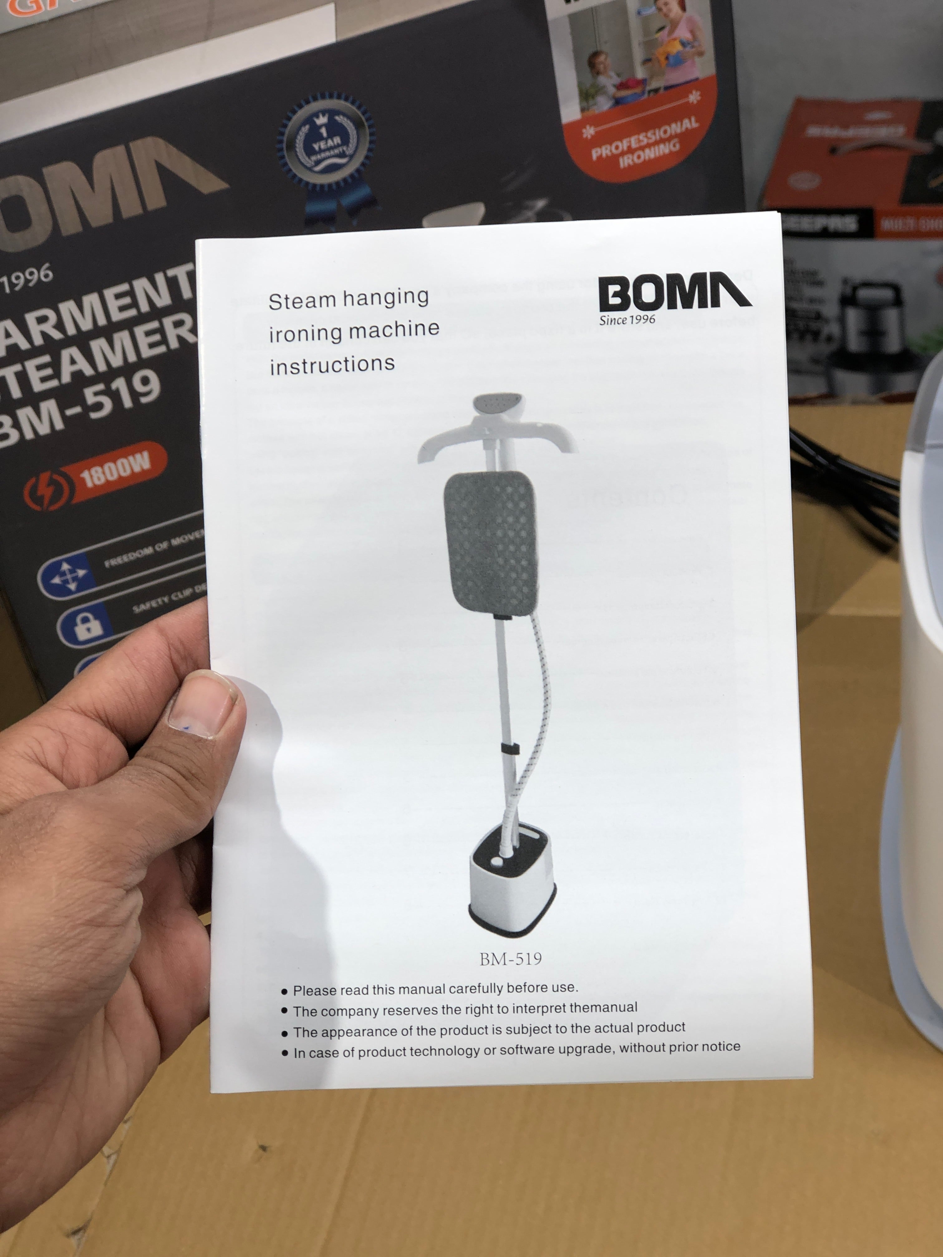 Boma Professional Garment Steamer BM-519