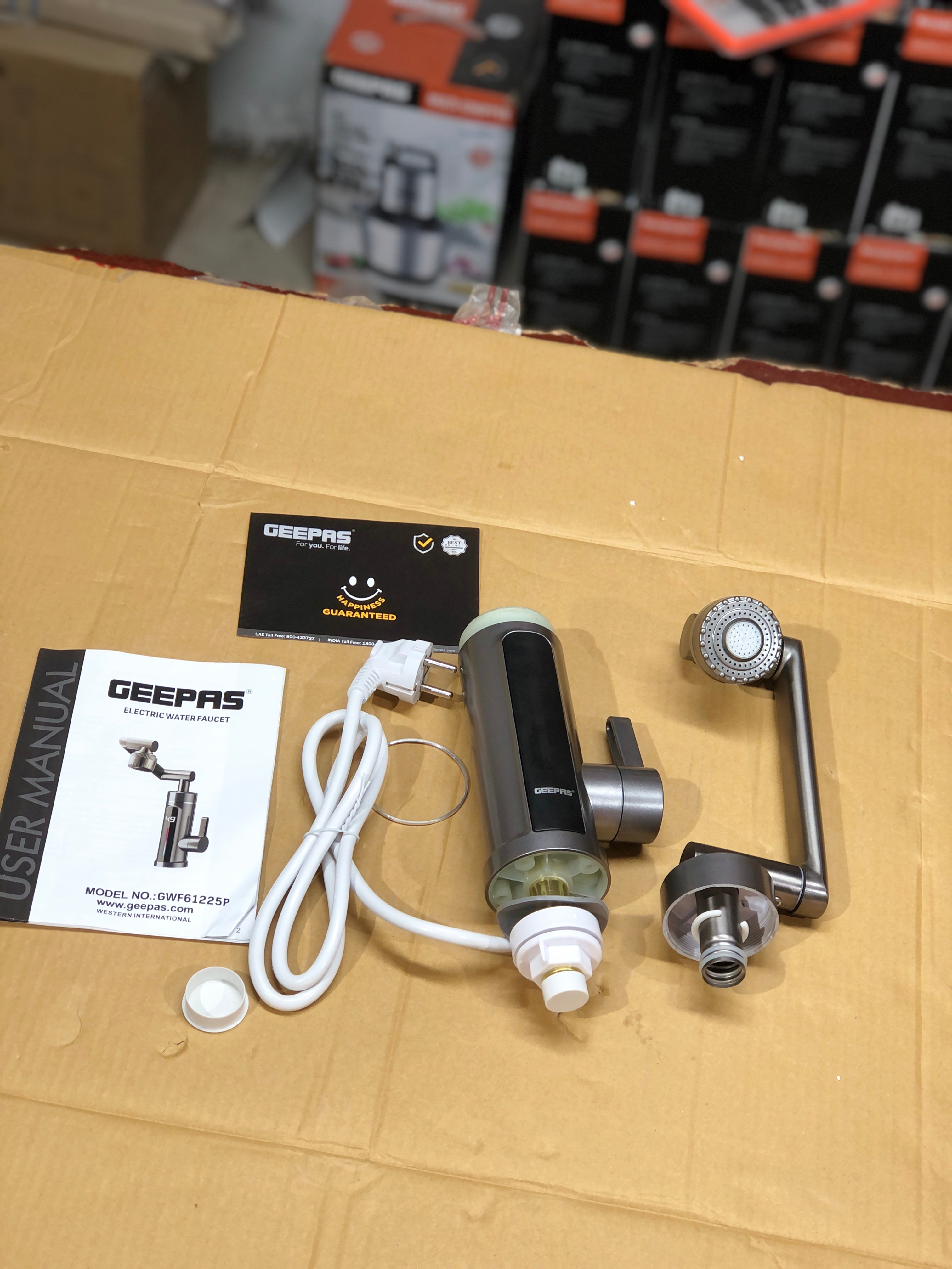 Geepas Electric Water Heating Faucet GWF61225P