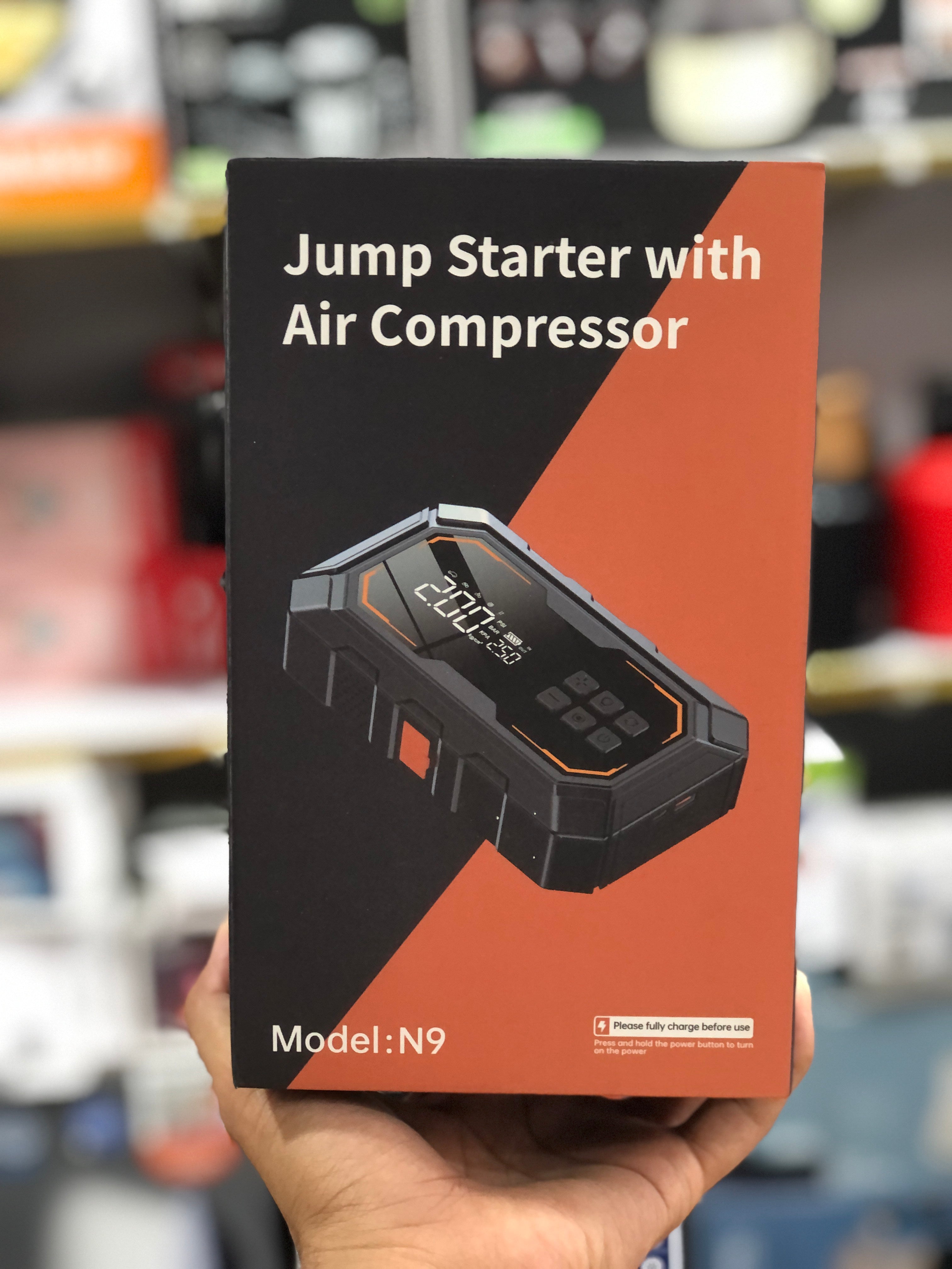 Jump Starter With Air Pump 4in 1 N9