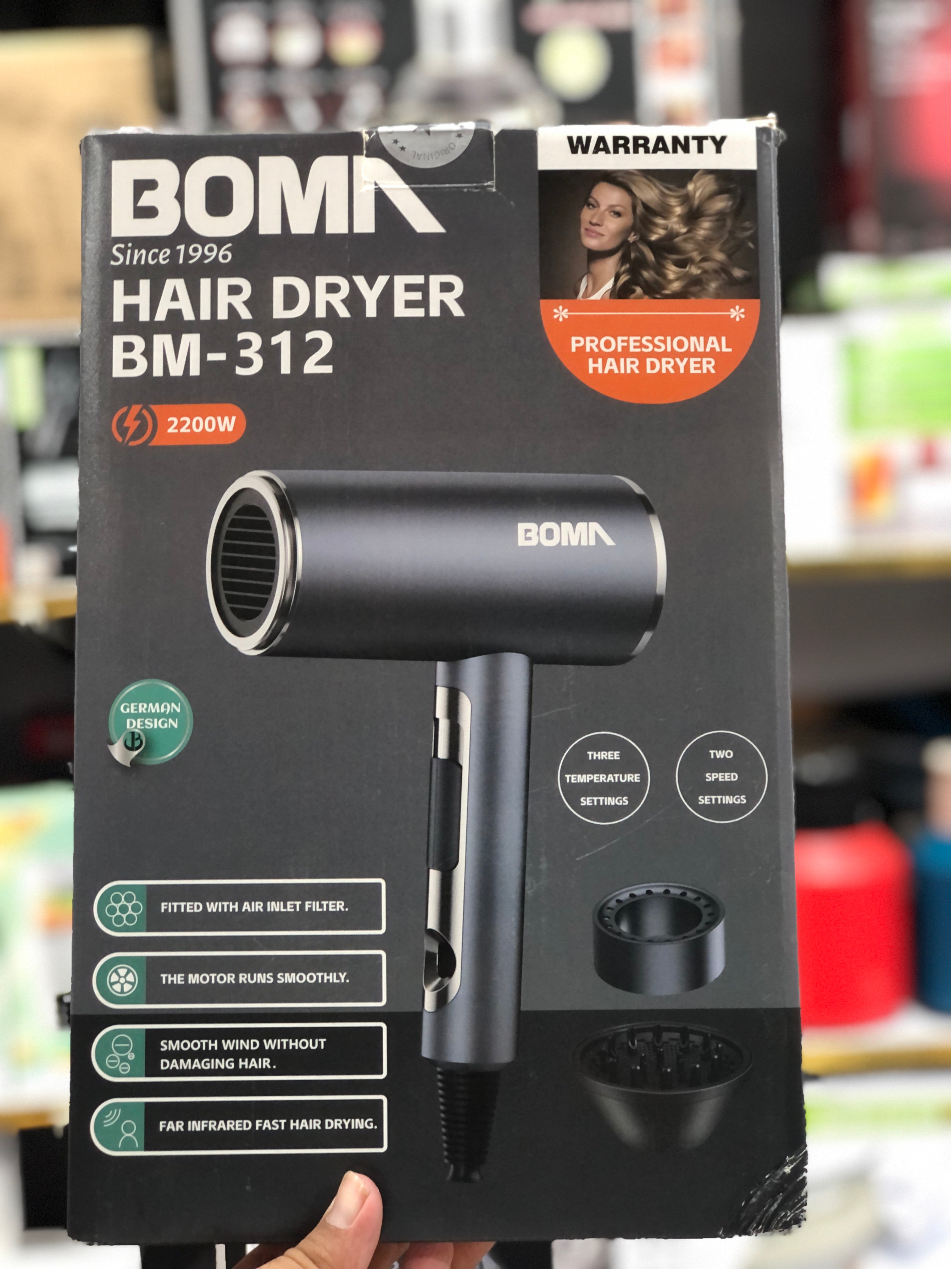 Boma Hair Dryer BM-312