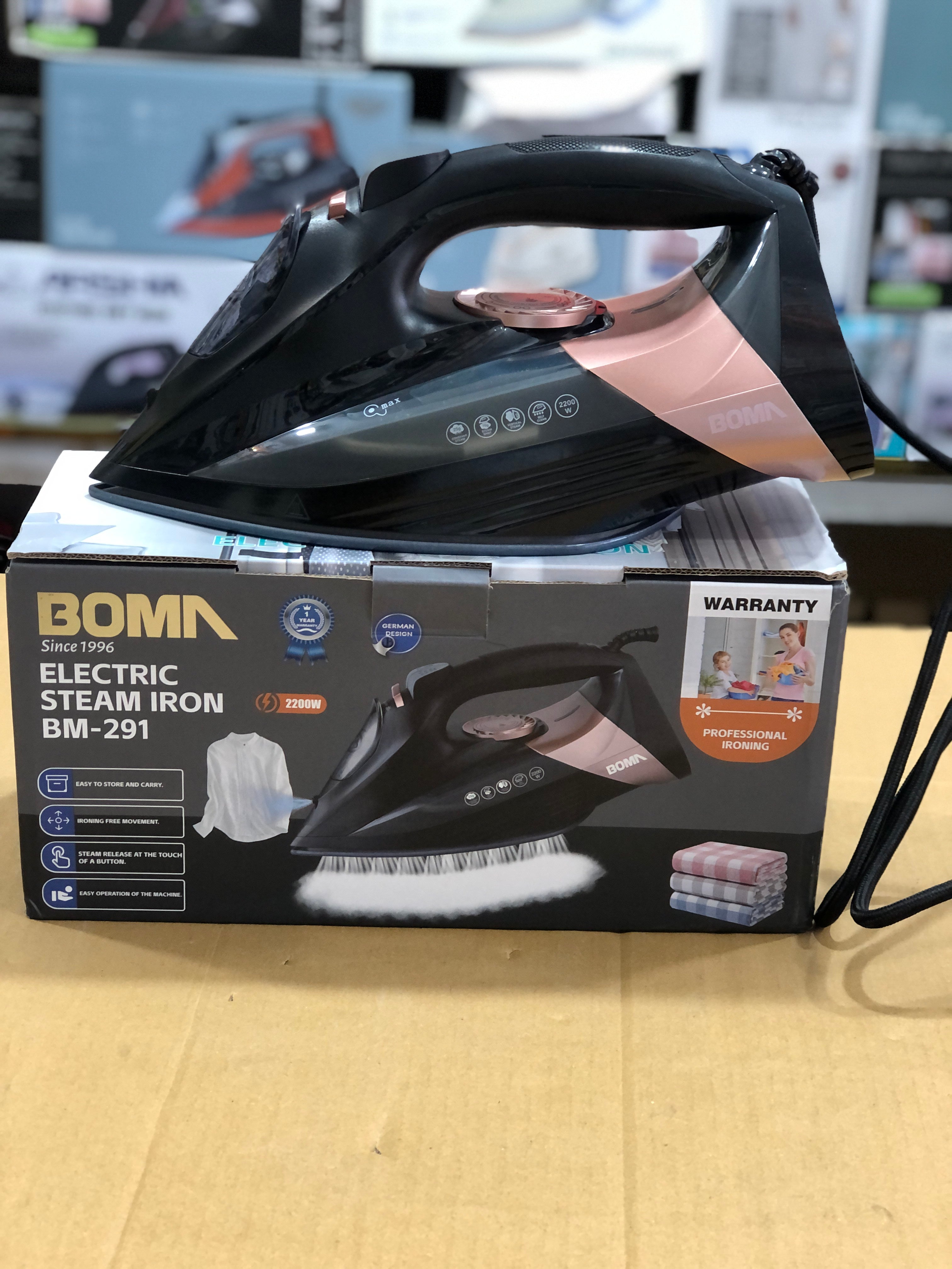 Boma Steam Iron BM-291