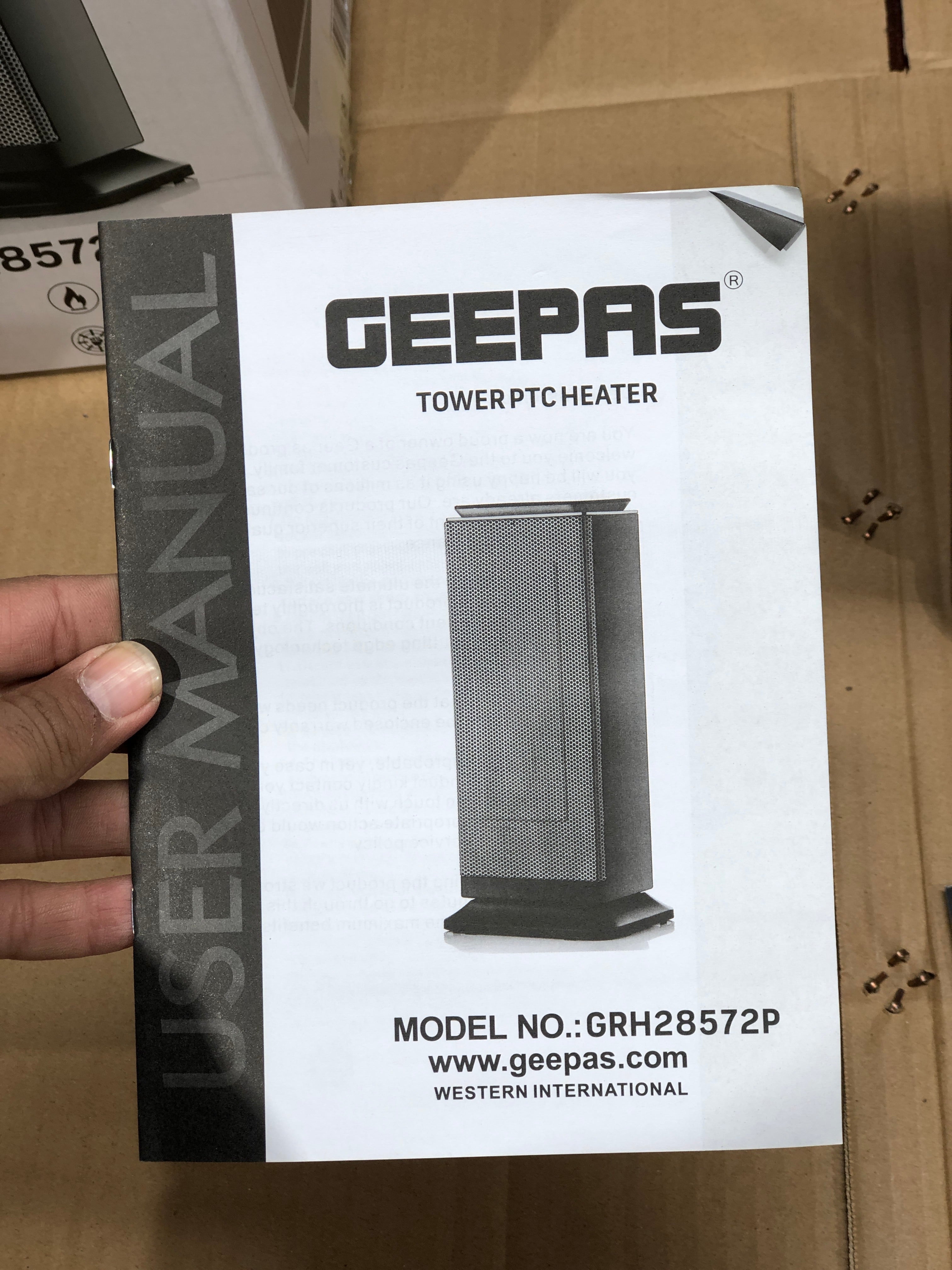 Geepas Tower PTC Heater 28572
