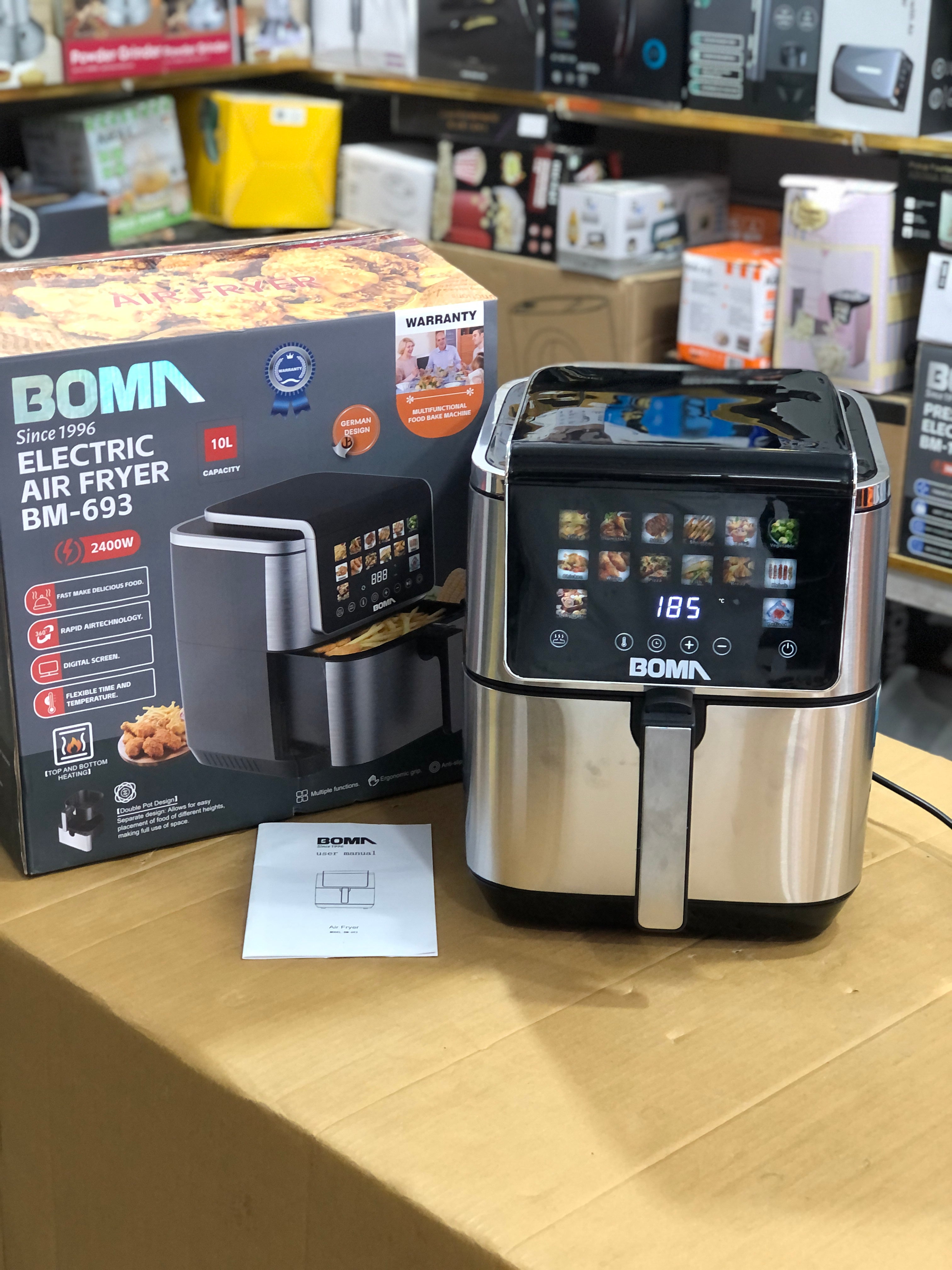 Boma 10L Digital Air Fryer BM-693