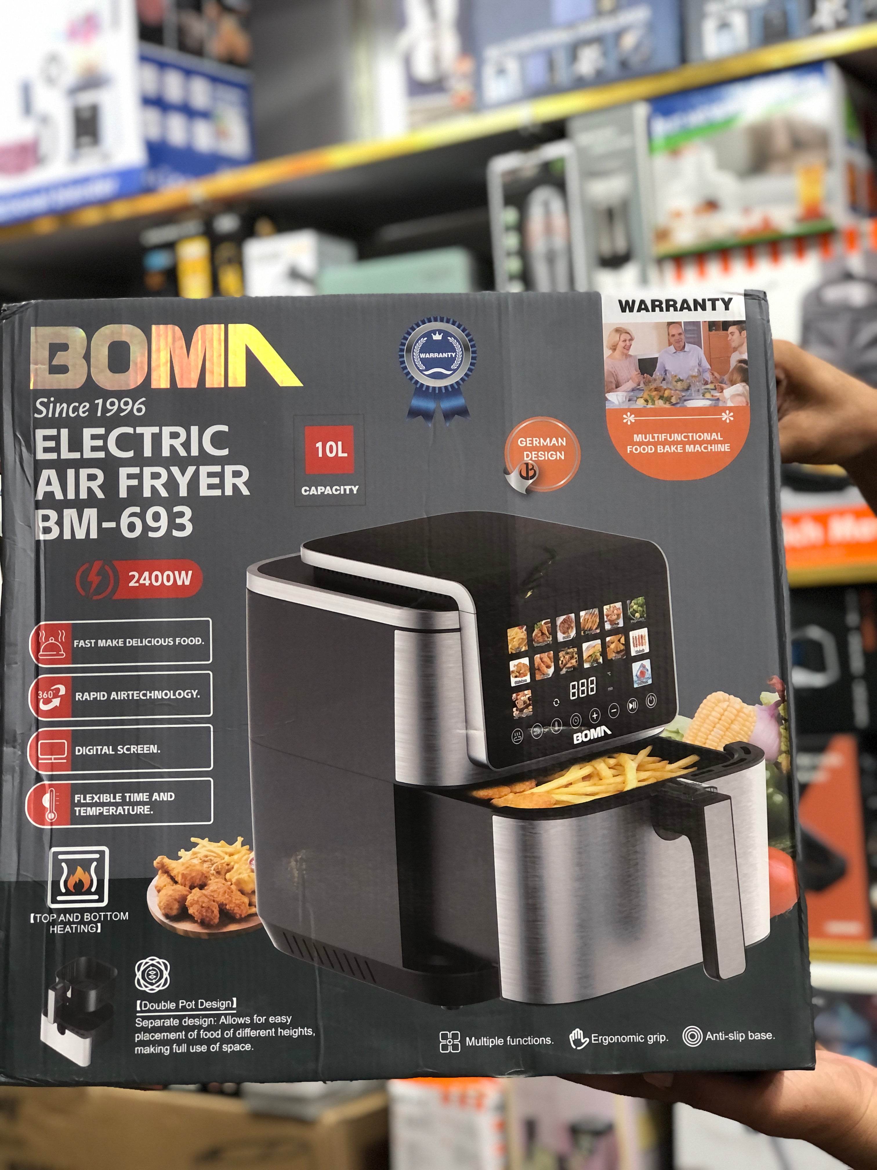 Boma 10L Digital Air Fryer BM-693