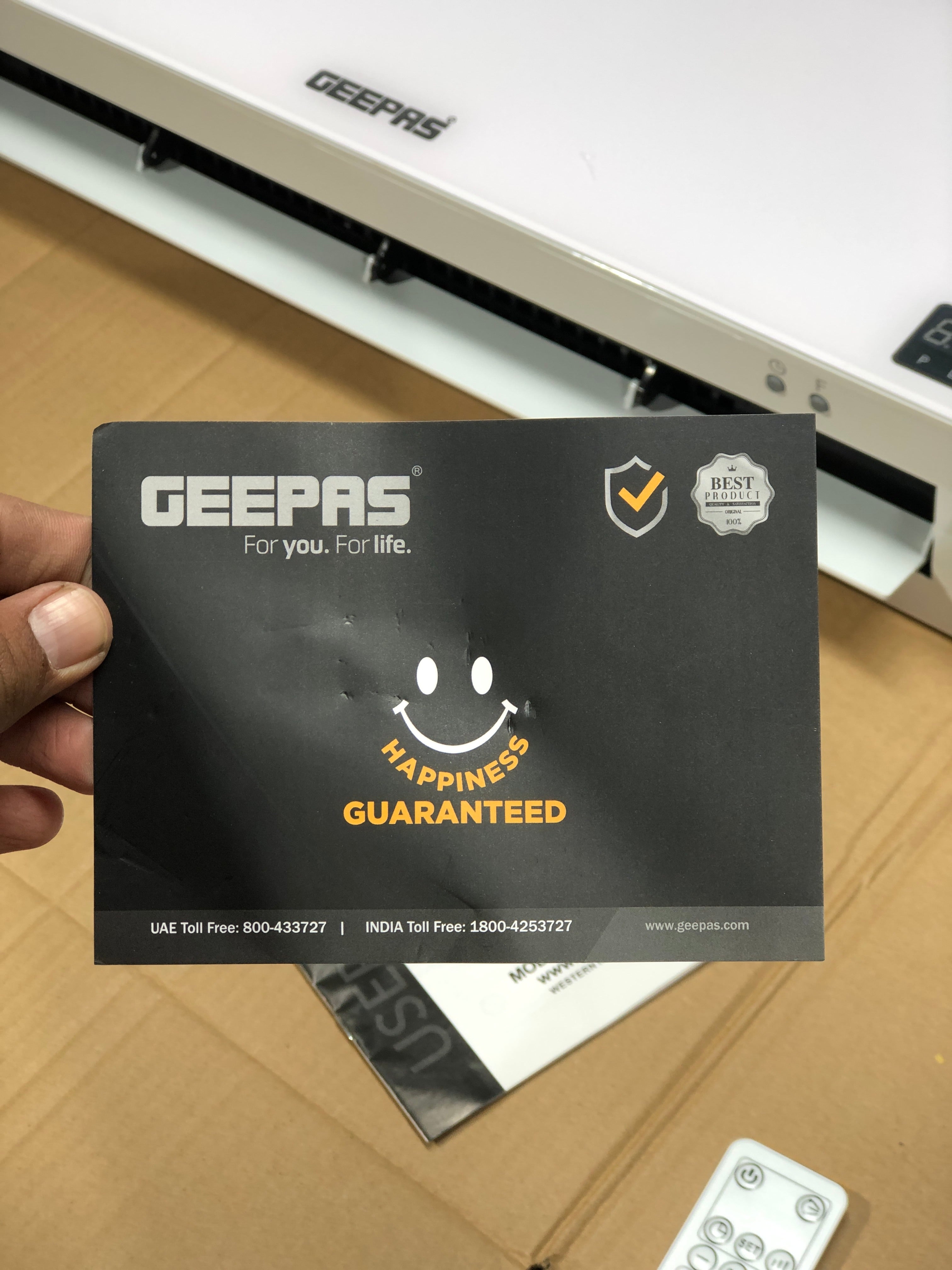 Geepas PTC Ceramic Wall Heater 28563