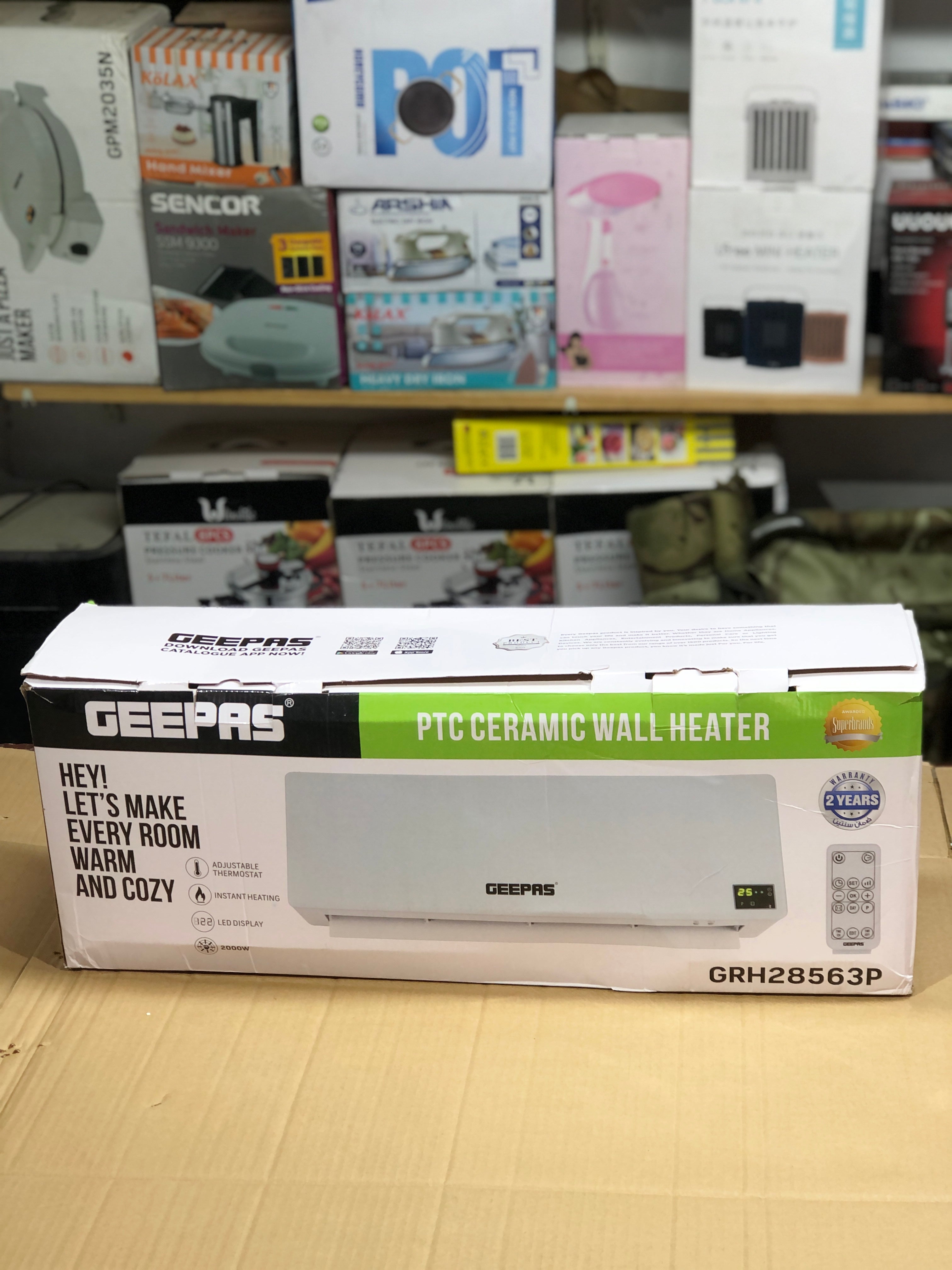 Geepas PTC Ceramic Wall Heater 28563
