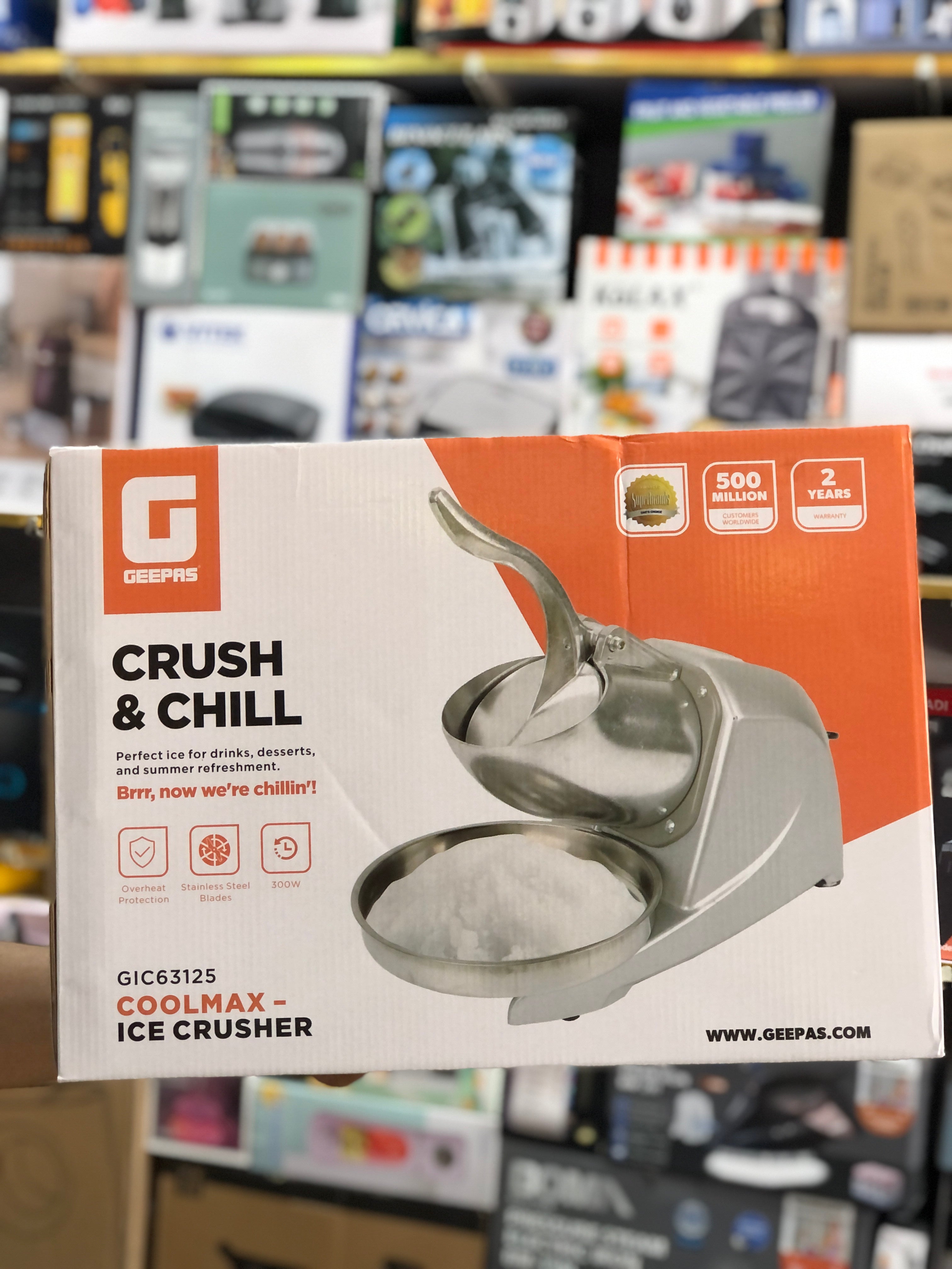 Geepas Ice Crusher Machine GIC63125
