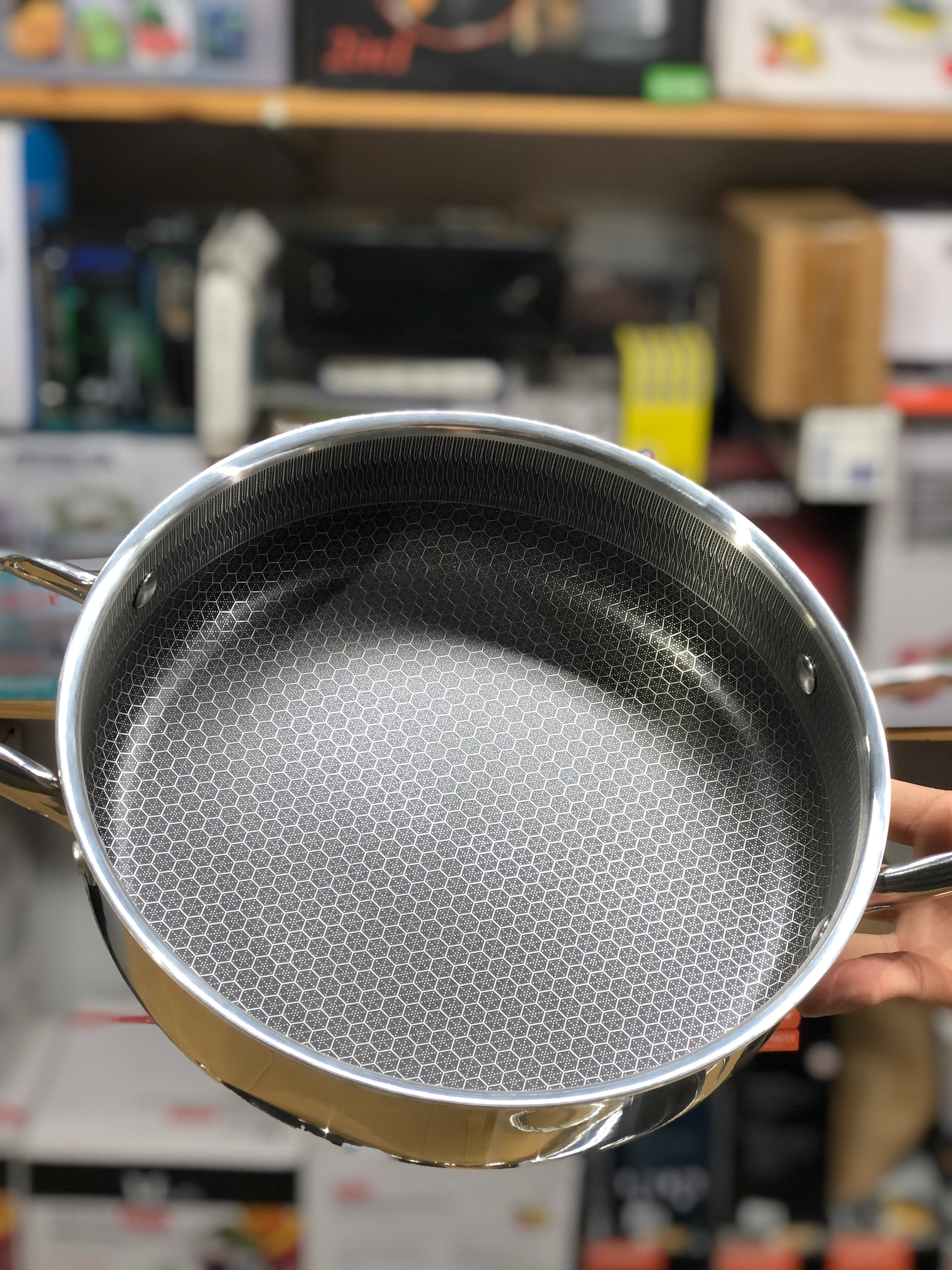 Imported Honey Comb Shallow Open Cookware Set