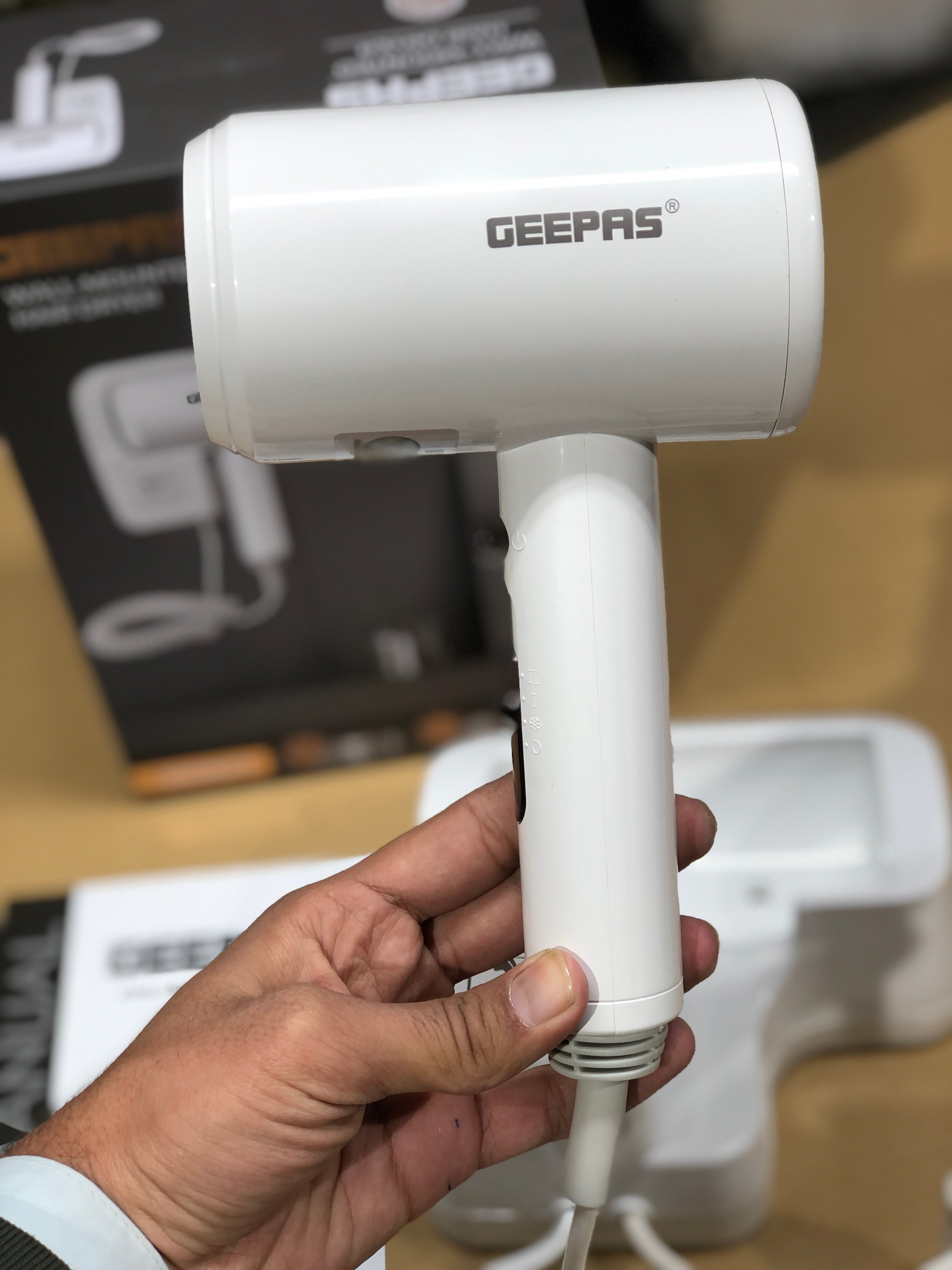 Geepas 1200W Wall Mounted Hair Dryer 86073