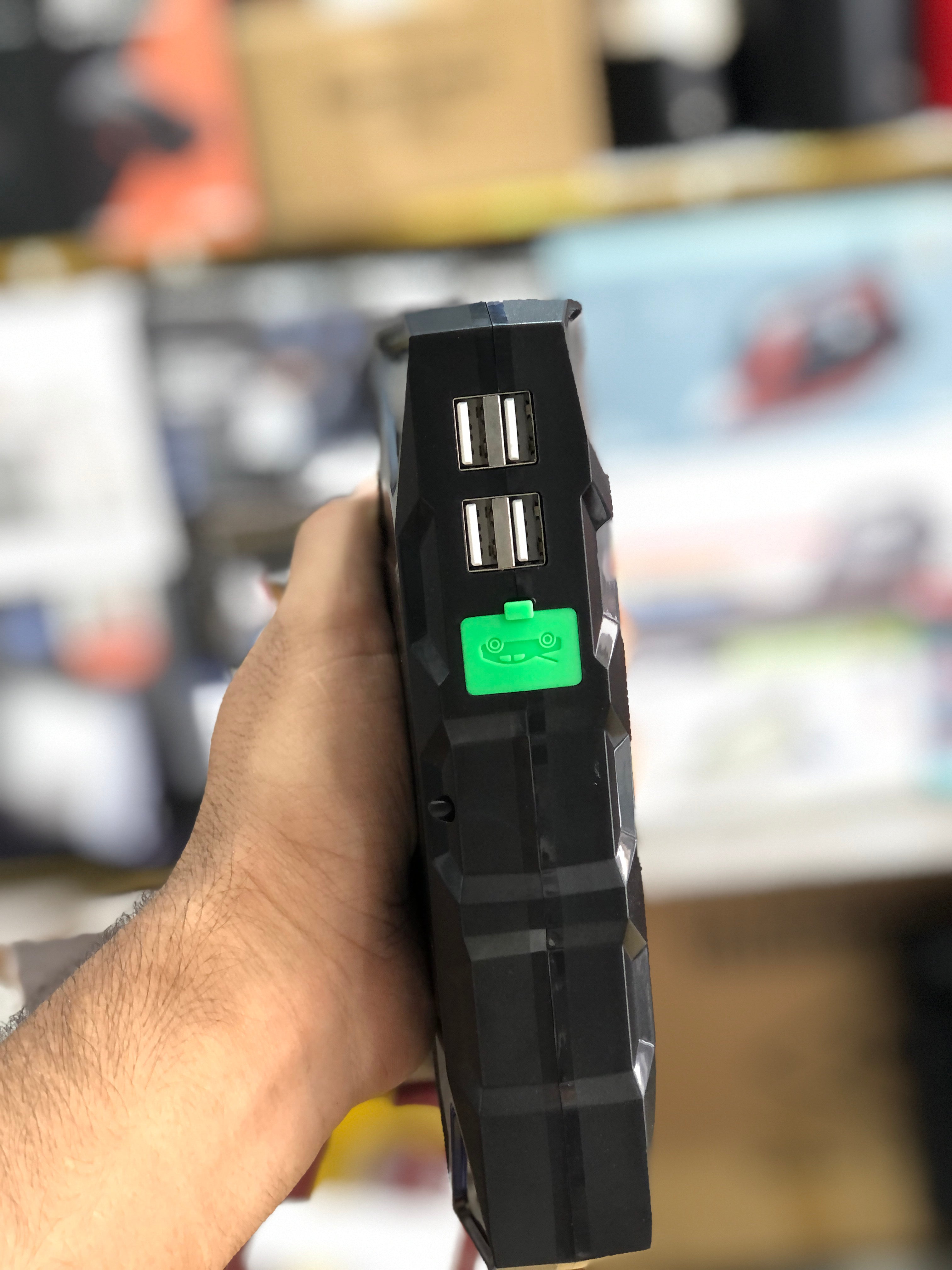 HW-0353 Multifunction Car Jump Starter – Portable Battery Booster with Carrying Case
