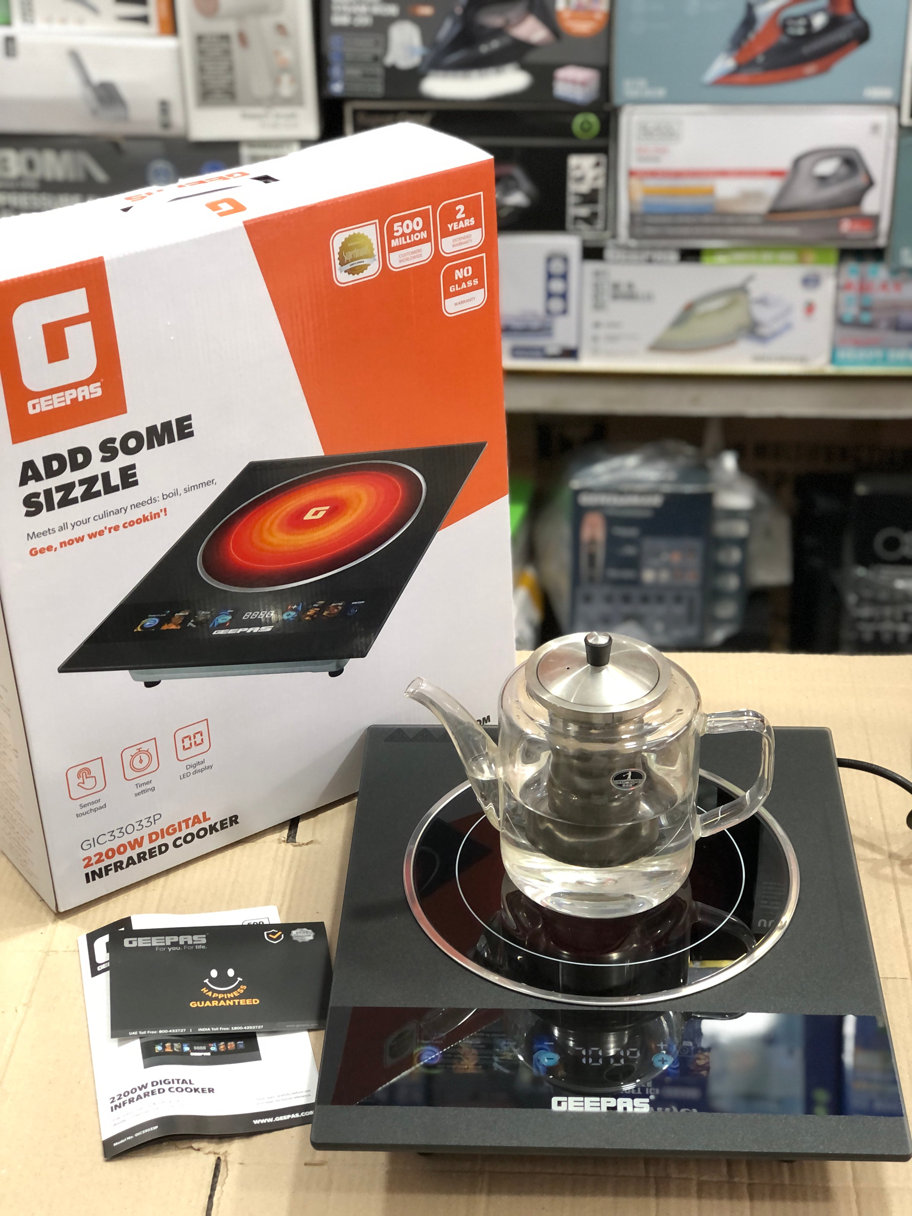 Geepas Digital Infrared Universal Hot Plate GIC33033P