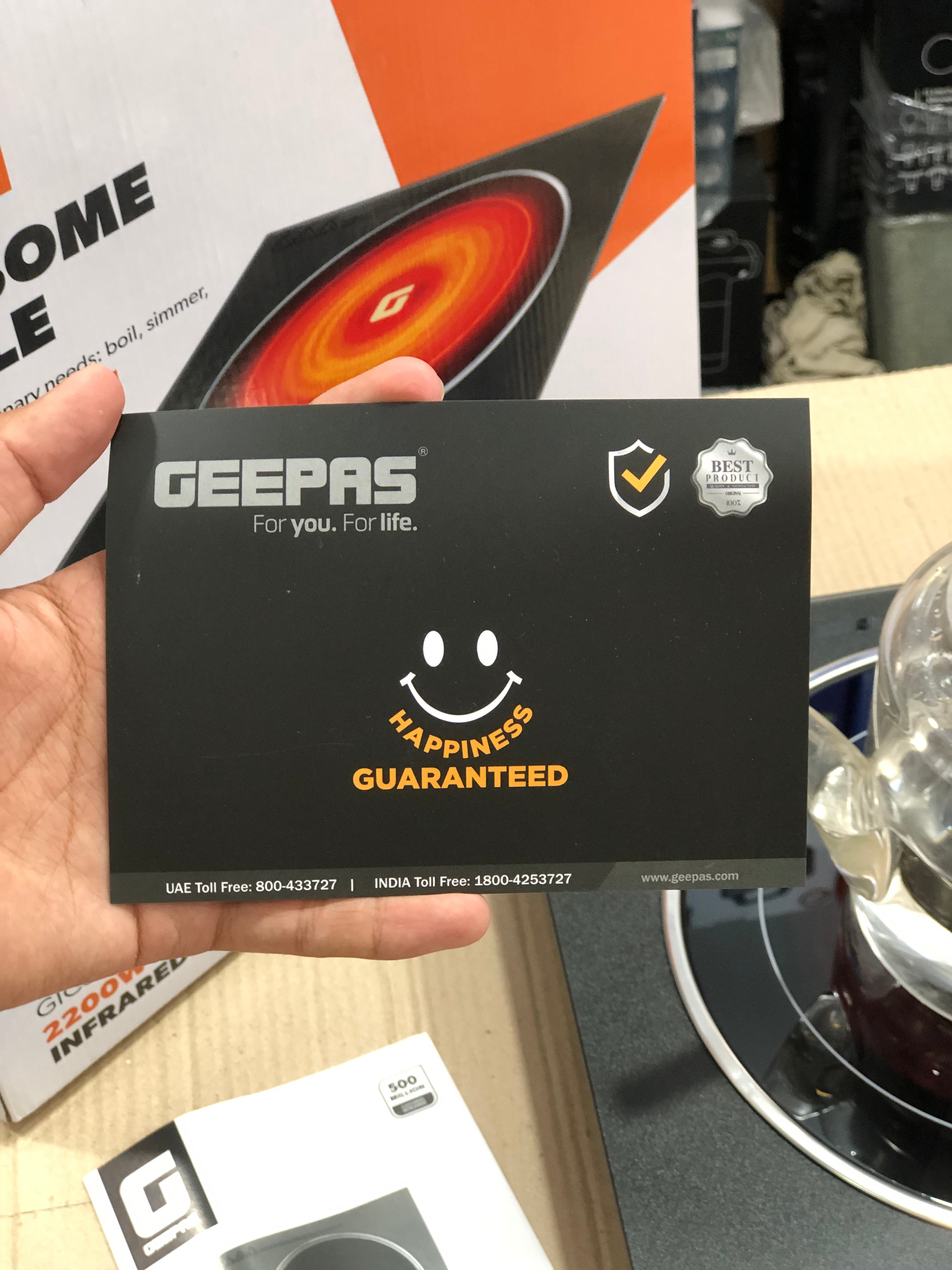 Geepas Digital Infrared Universal Hot Plate GIC33033P