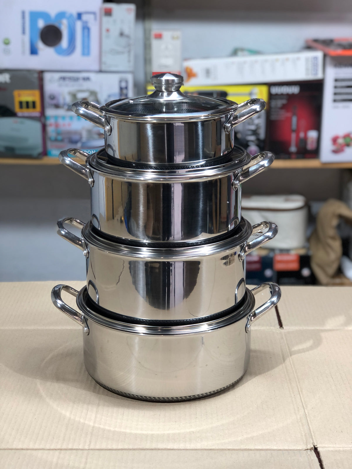 Imported Honey Comb Deep Open 4pc Cookware Set – Quetta Imports