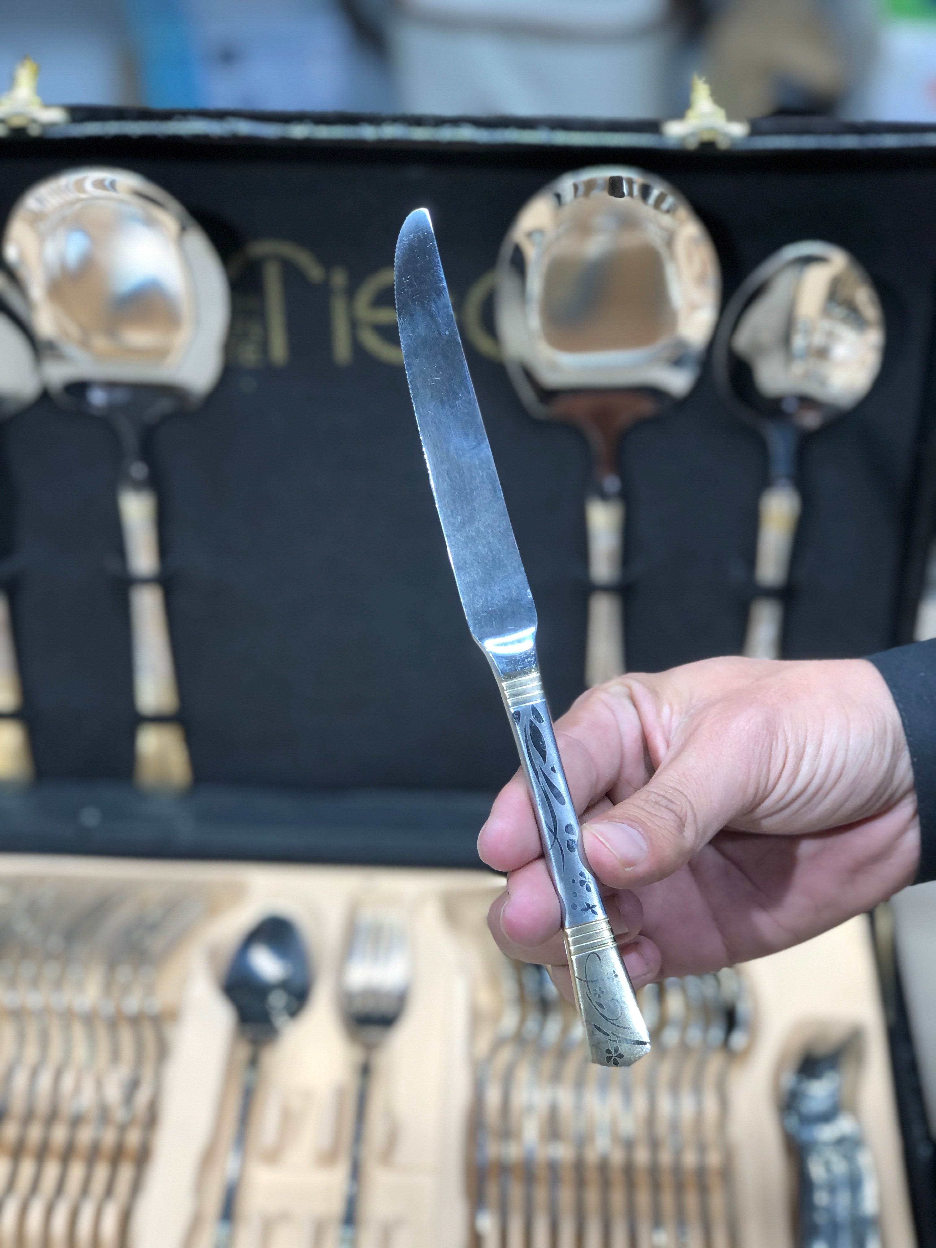 Tisa 53pcs 12 person Cutlery Set