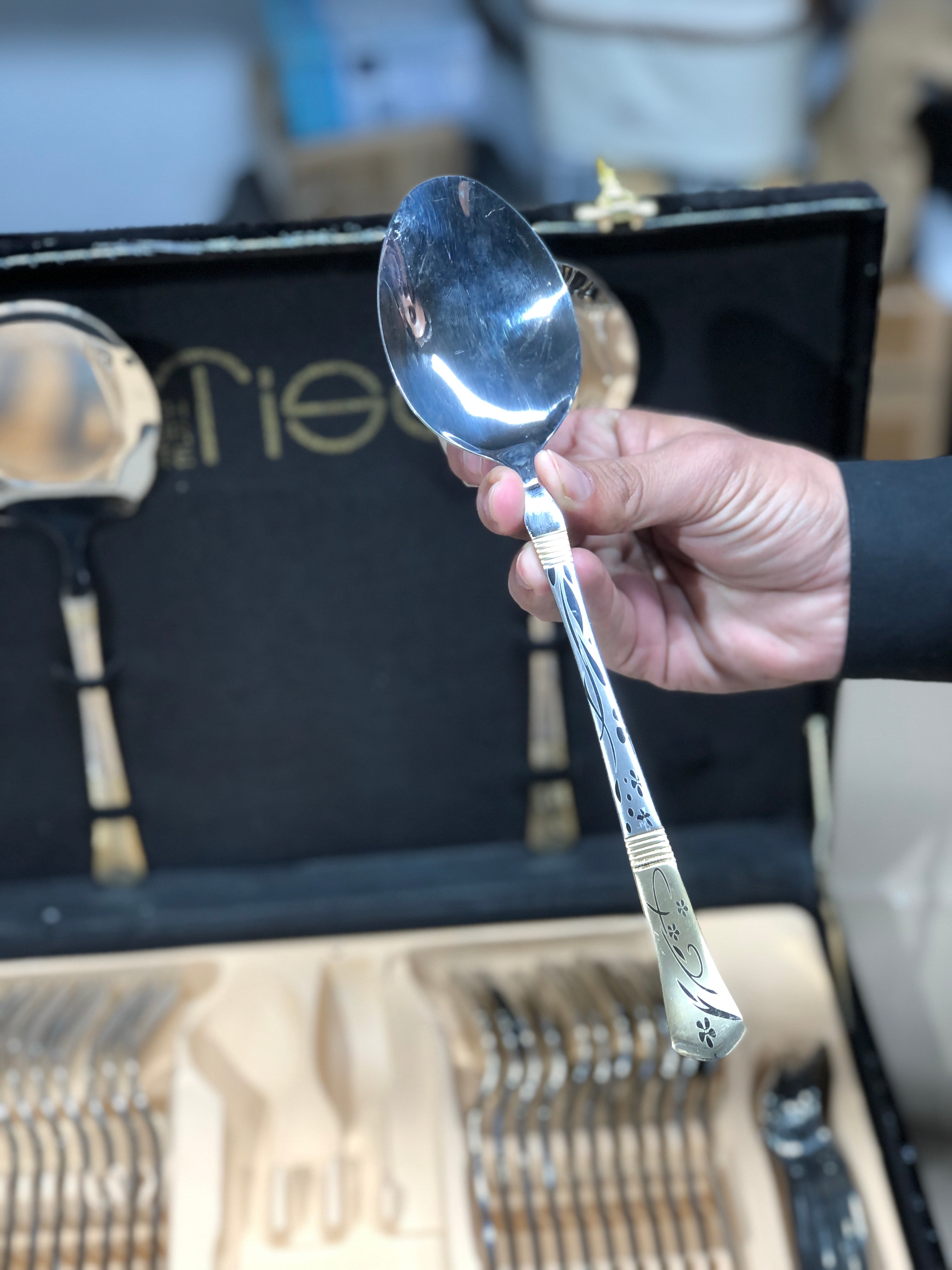 Tisa 53pcs 12 person Cutlery Set