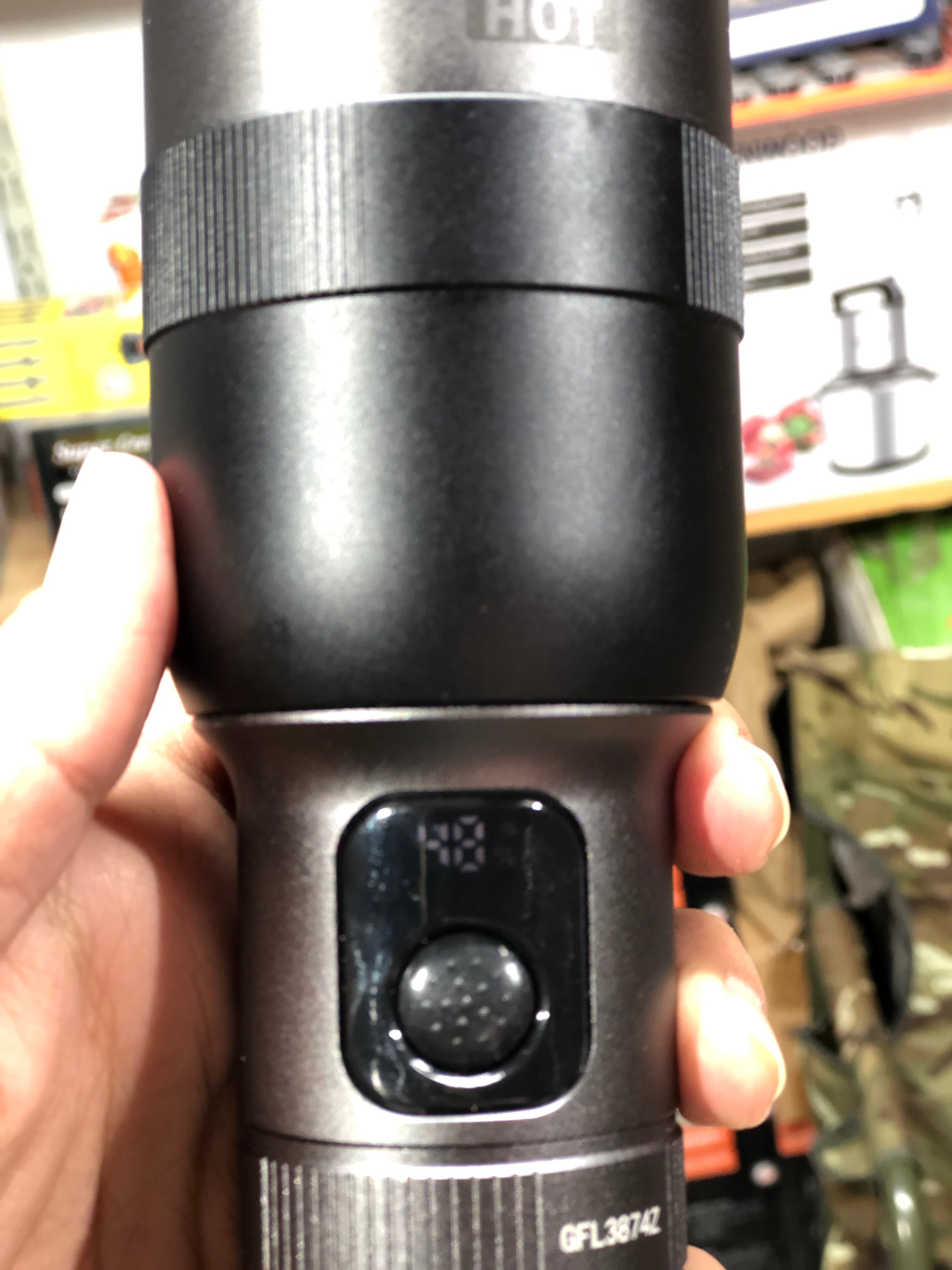 Geepas Digital Zoomable LED Flashlight- GFL3874Z