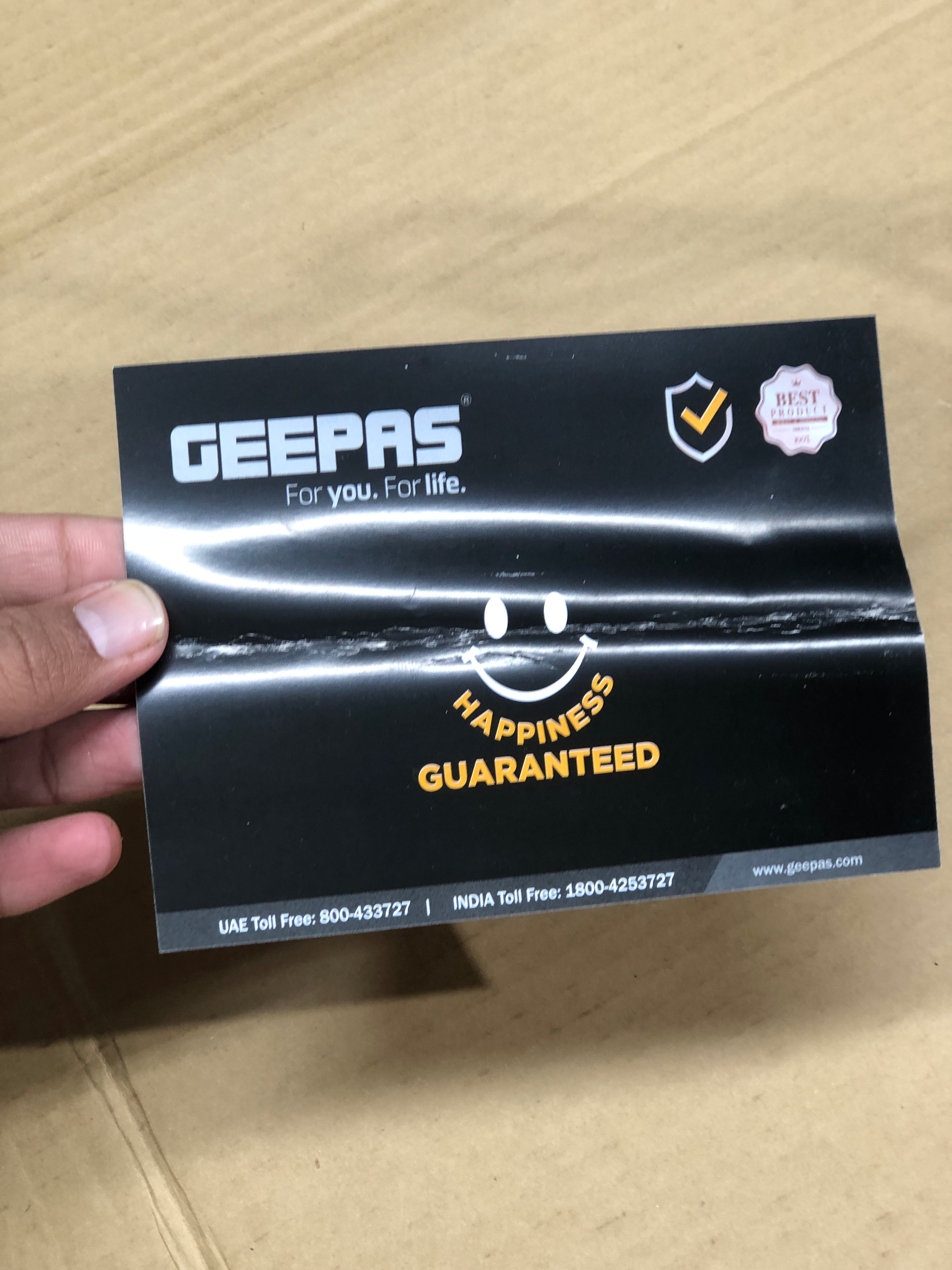 Geepas Single Blender GHB-43025