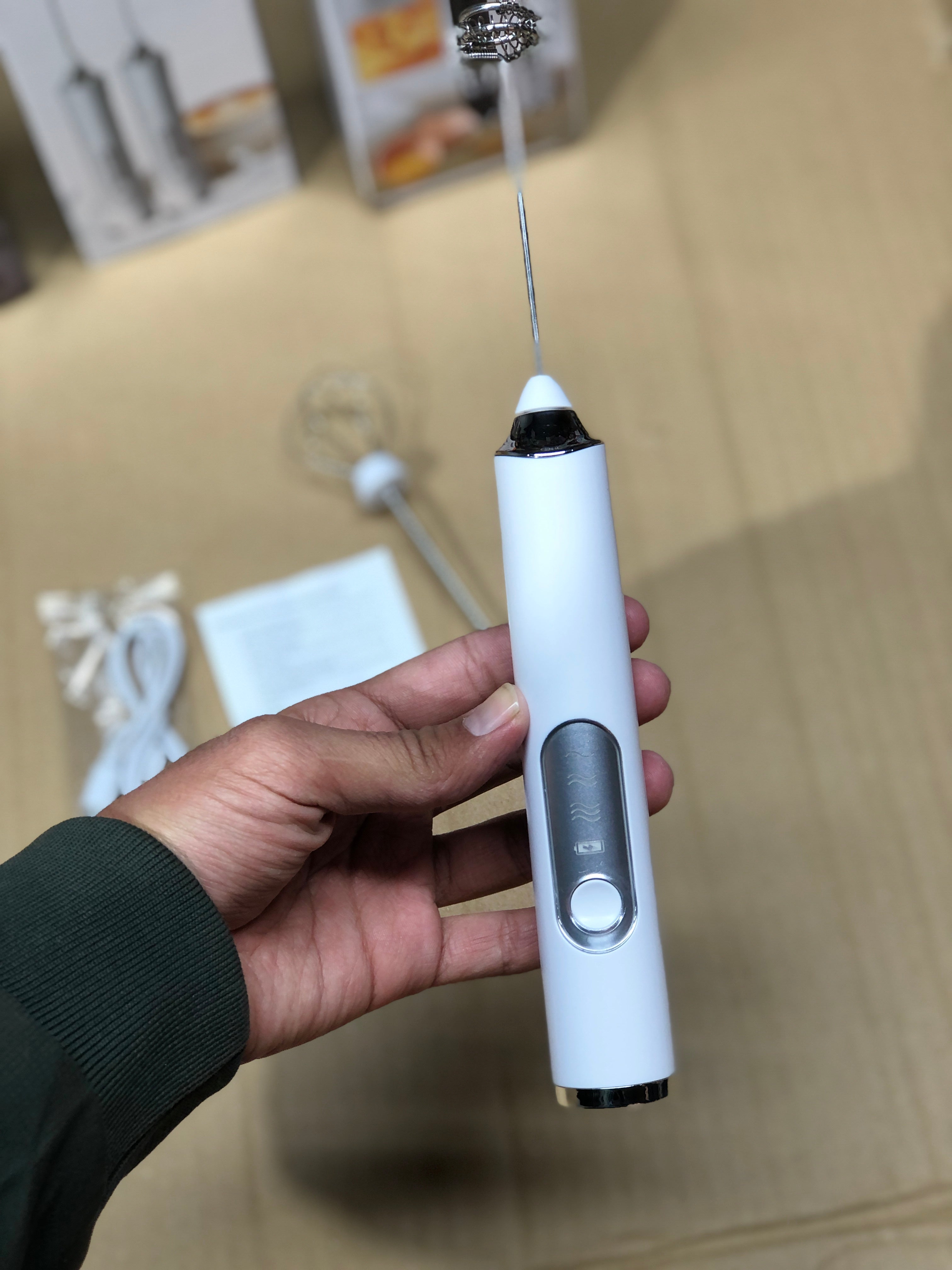 Lot Imported 2in 1 Milk Coffee Frother & Egg Whisker