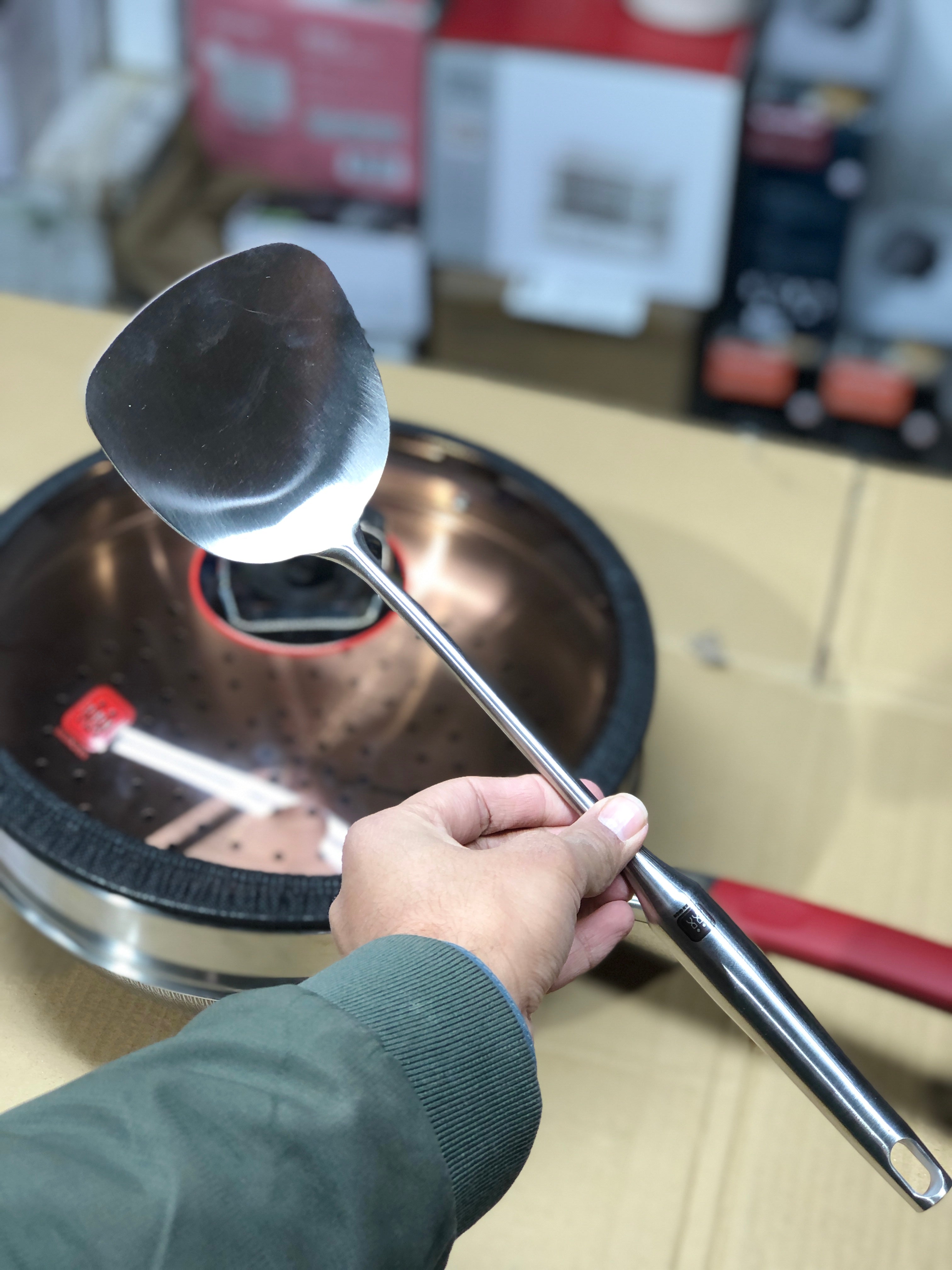 Imported Premium Quality 4 in 1 Laser Coated Deep Pan & Steamer