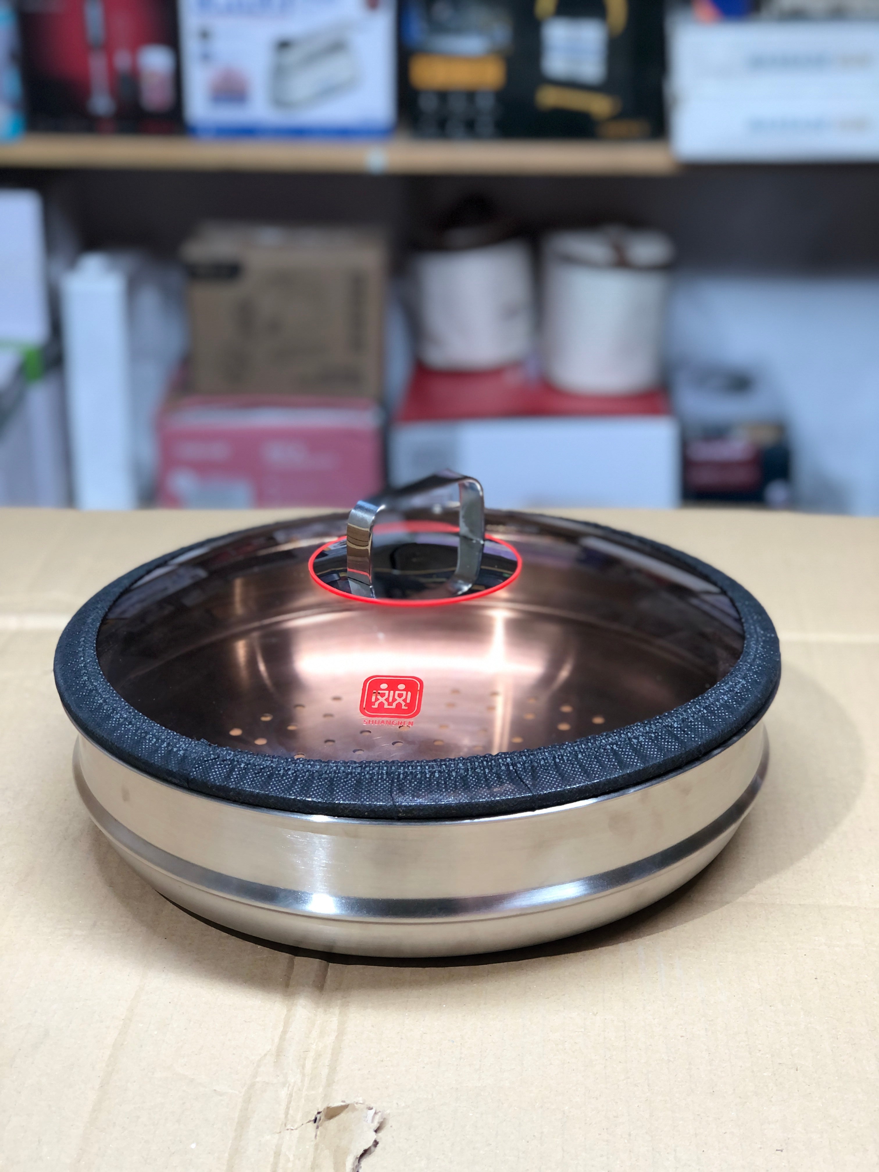 Imported Premium Quality 4 in 1 Laser Coated Deep Pan & Steamer