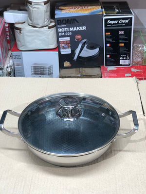 Imported Honey Comb Shallow 3pc Open Cookware Set