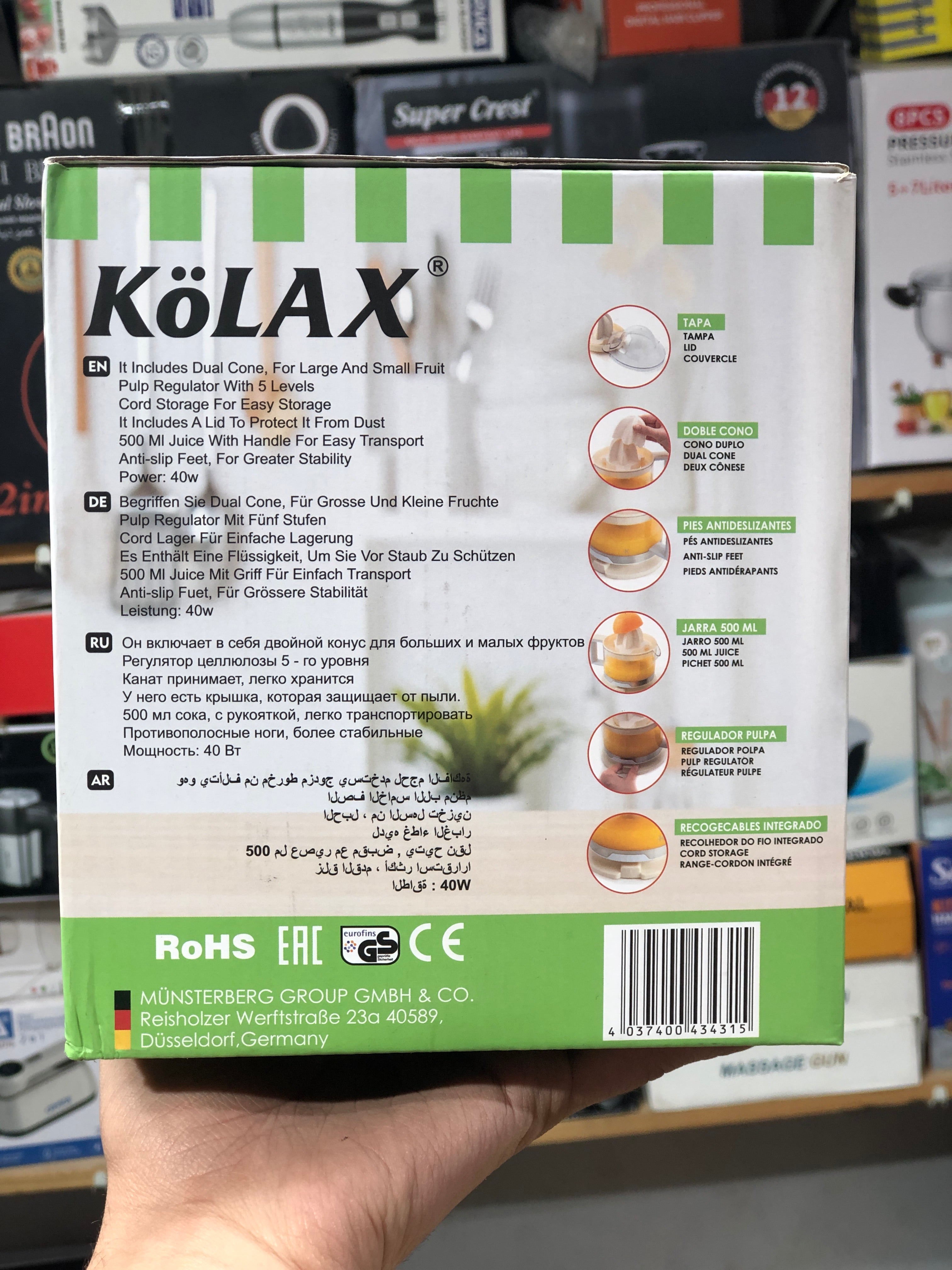 Kolax Citrus Juicer