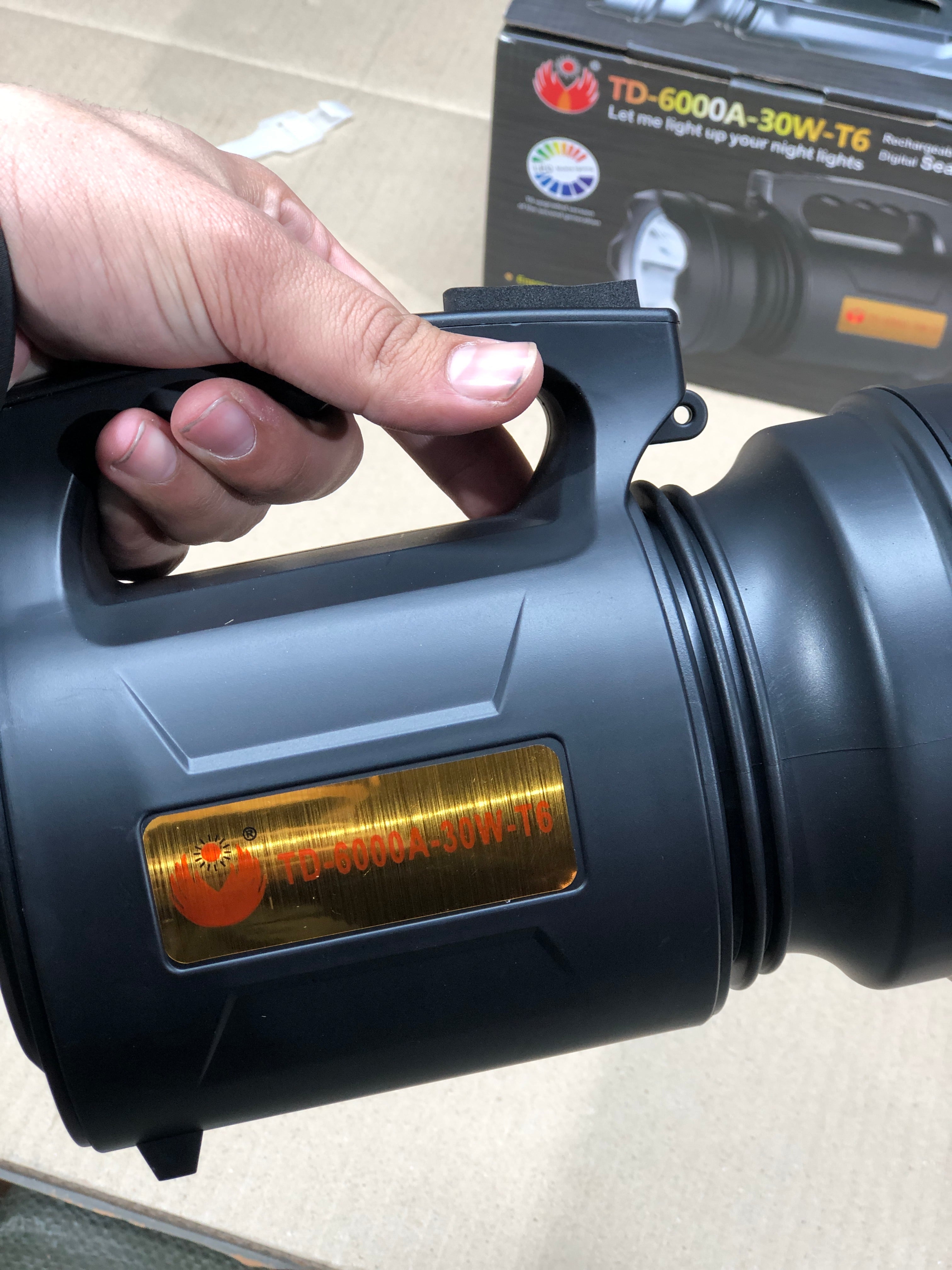 Benbo Rechargeable Digital Search Light Torch BB-6000A