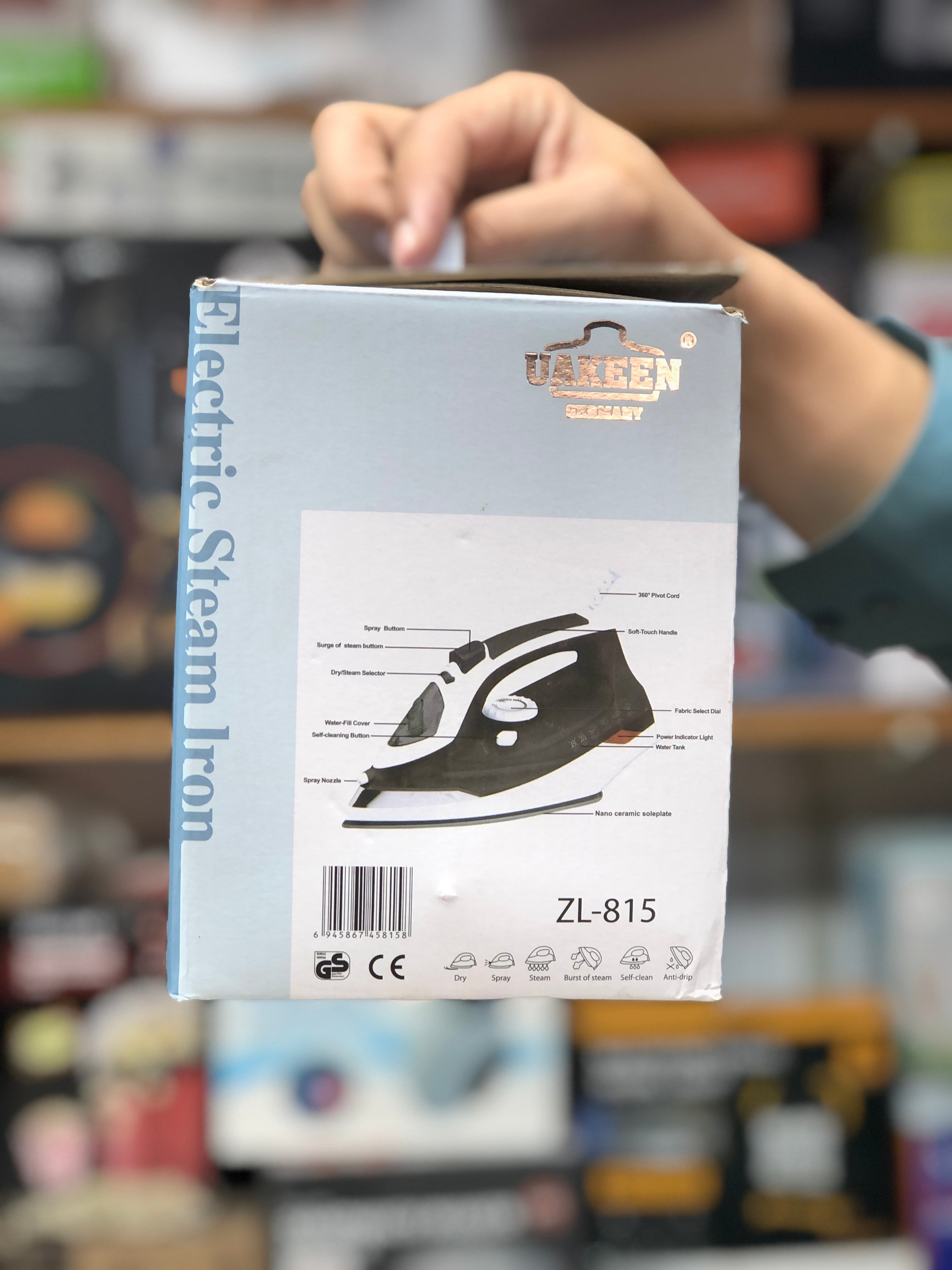 UAKEEN Electric Steam Iron Zl-815