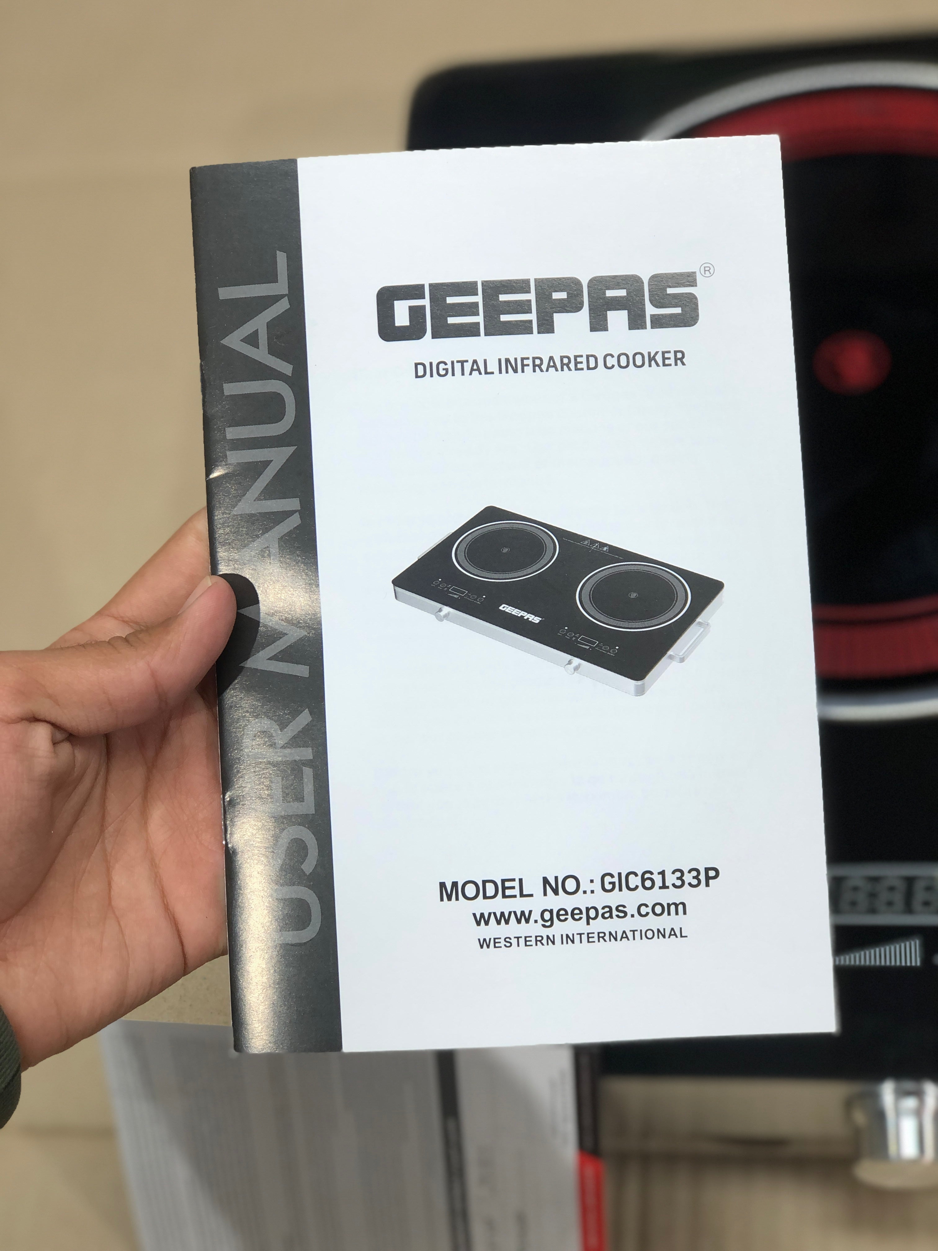 Geepas Double Digital Infrared Hot Plate 6133